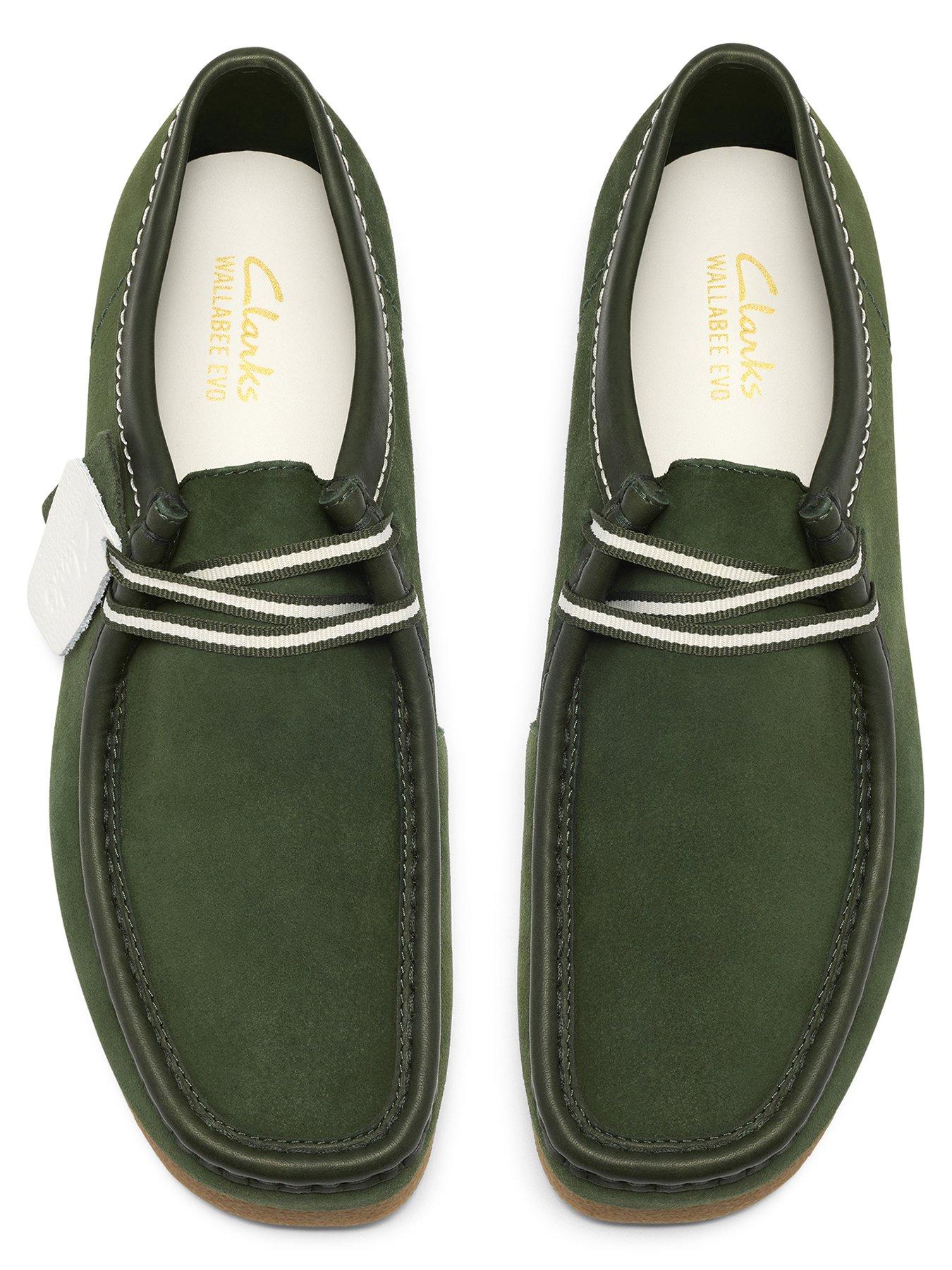 Image 4 of 7 of Clarks Wallabee Evo Lace Up Shoes - Khaki