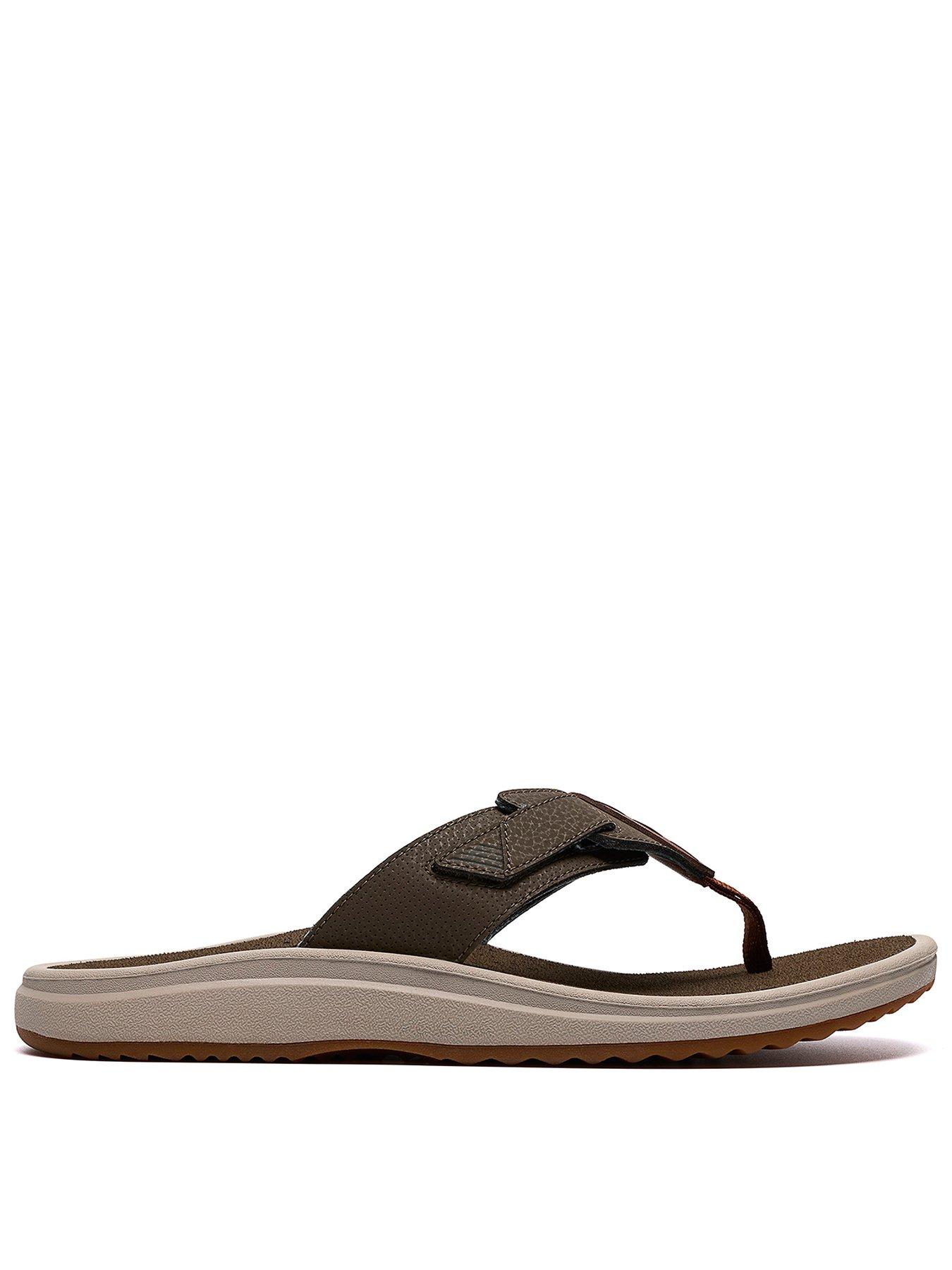 Clarks M Brinkley Flip Flop - Dark Green