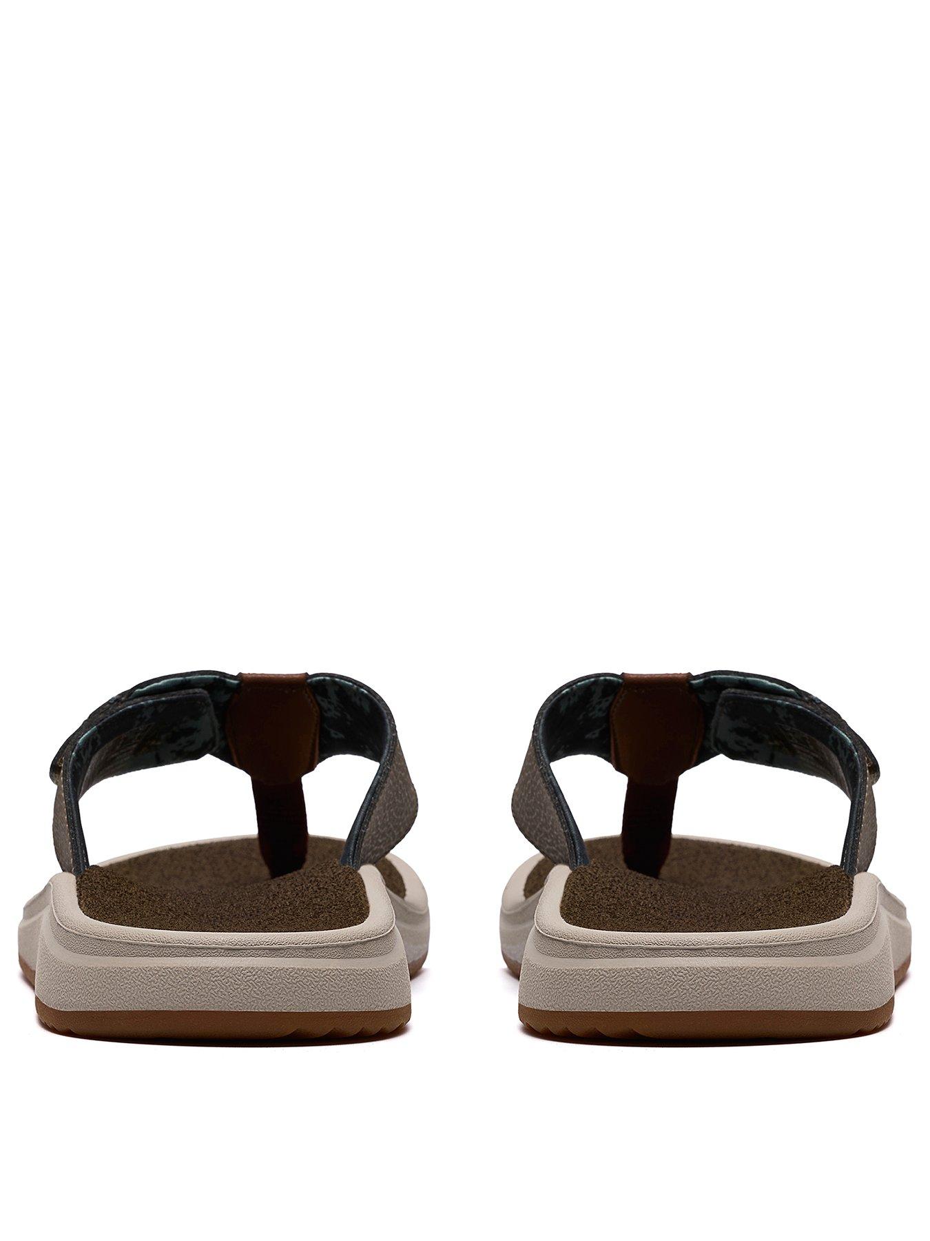 Image 3 of 6 of Clarks M Brinkley Flip Flop - Dark Green