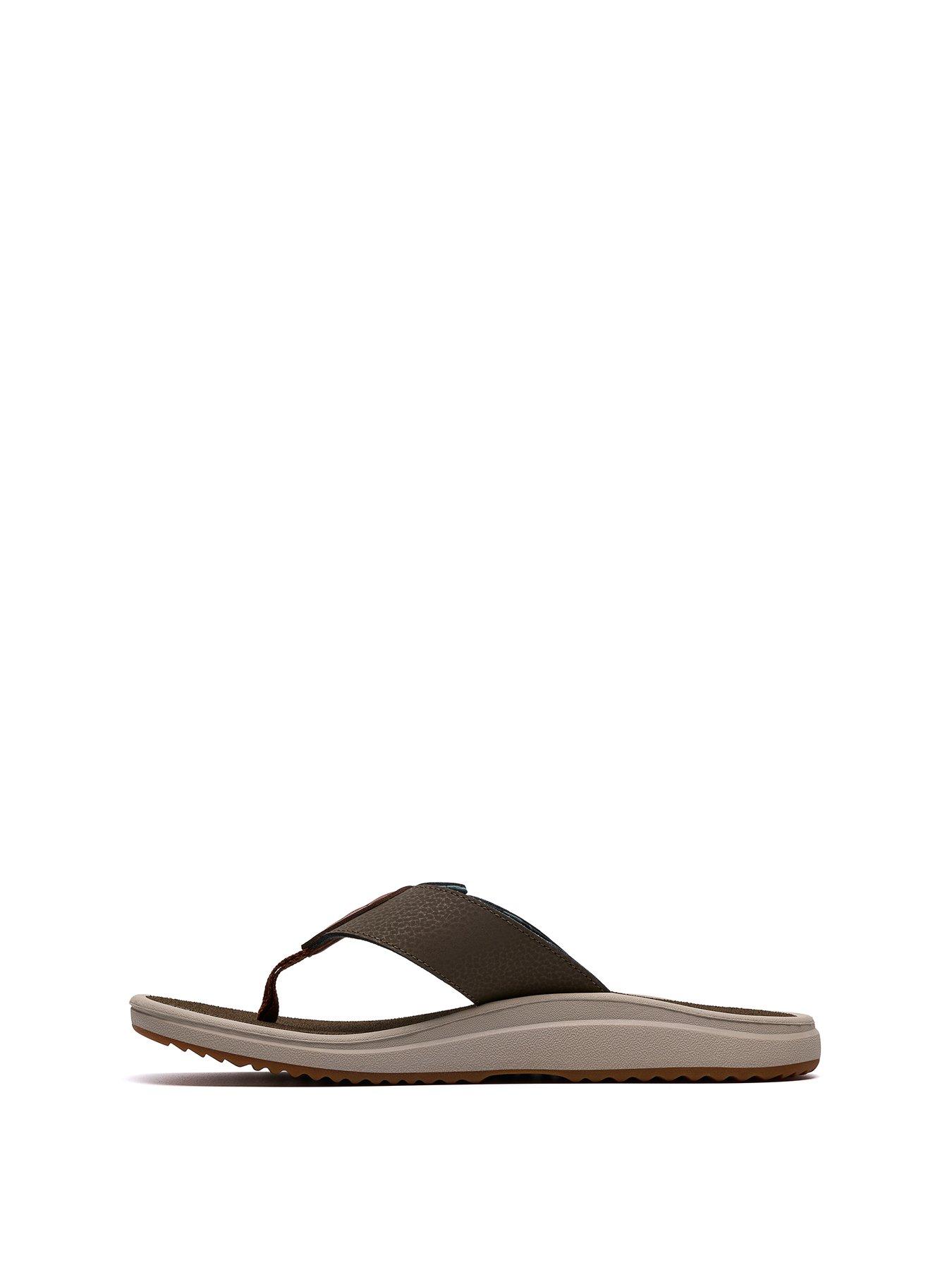 Image 6 of 6 of Clarks M Brinkley Flip Flop - Dark Green