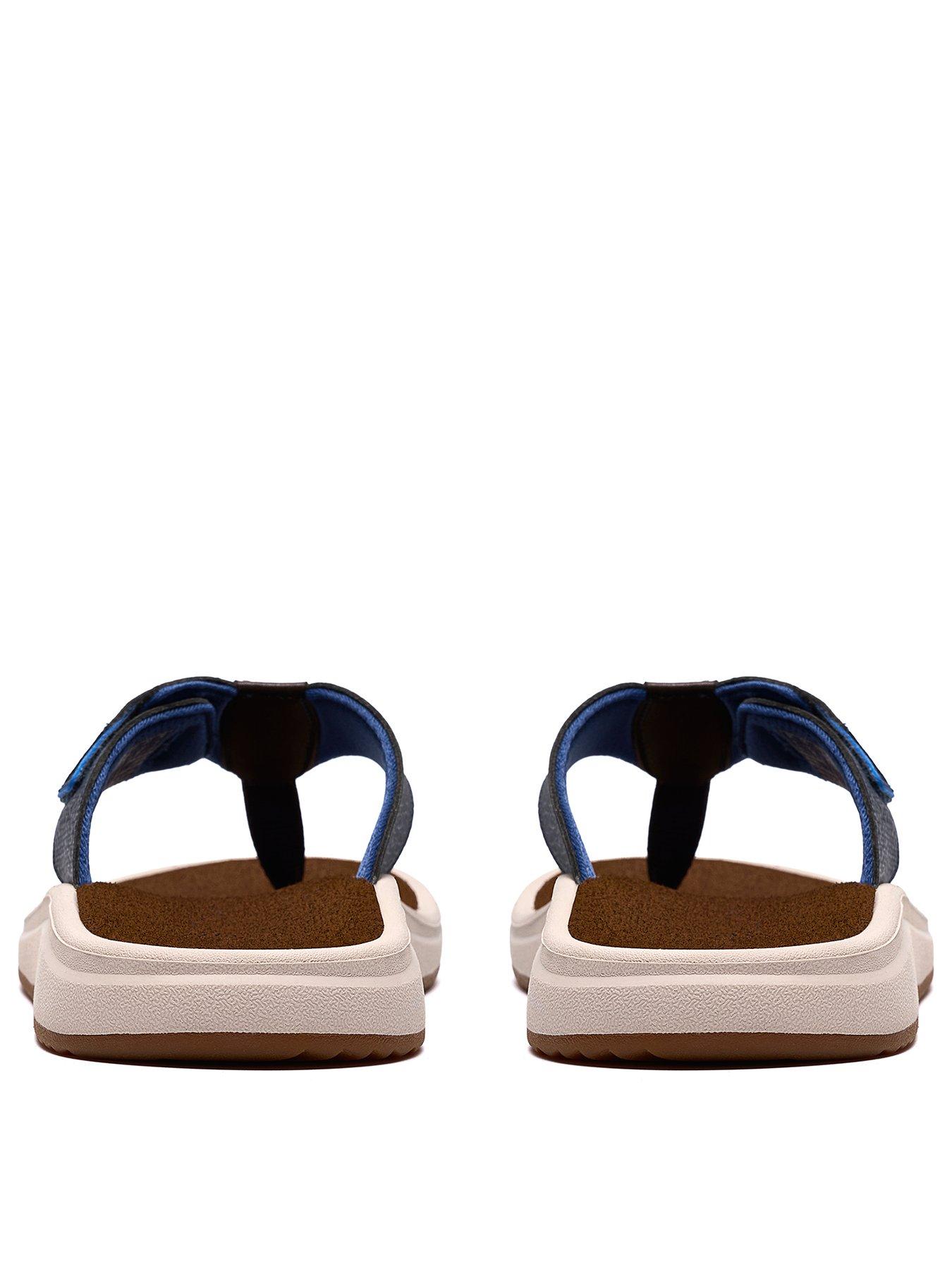 Image 3 of 6 of Clarks M Brinkley Flip Flop - Navy