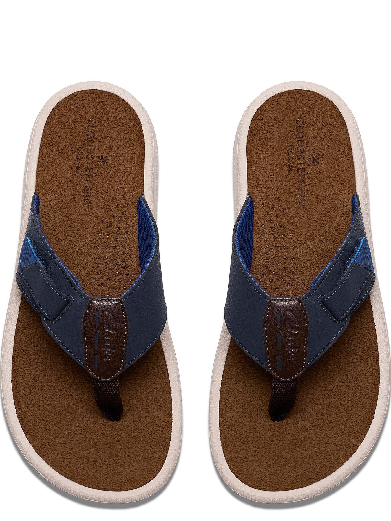 Image 4 of 6 of Clarks M Brinkley Flip Flop - Navy