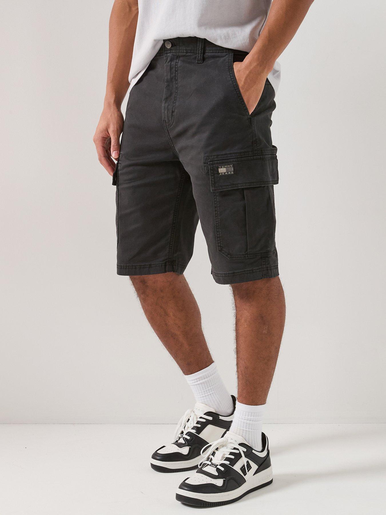 Tommy Jeans Otis Washed Cargo Shorts - Black
