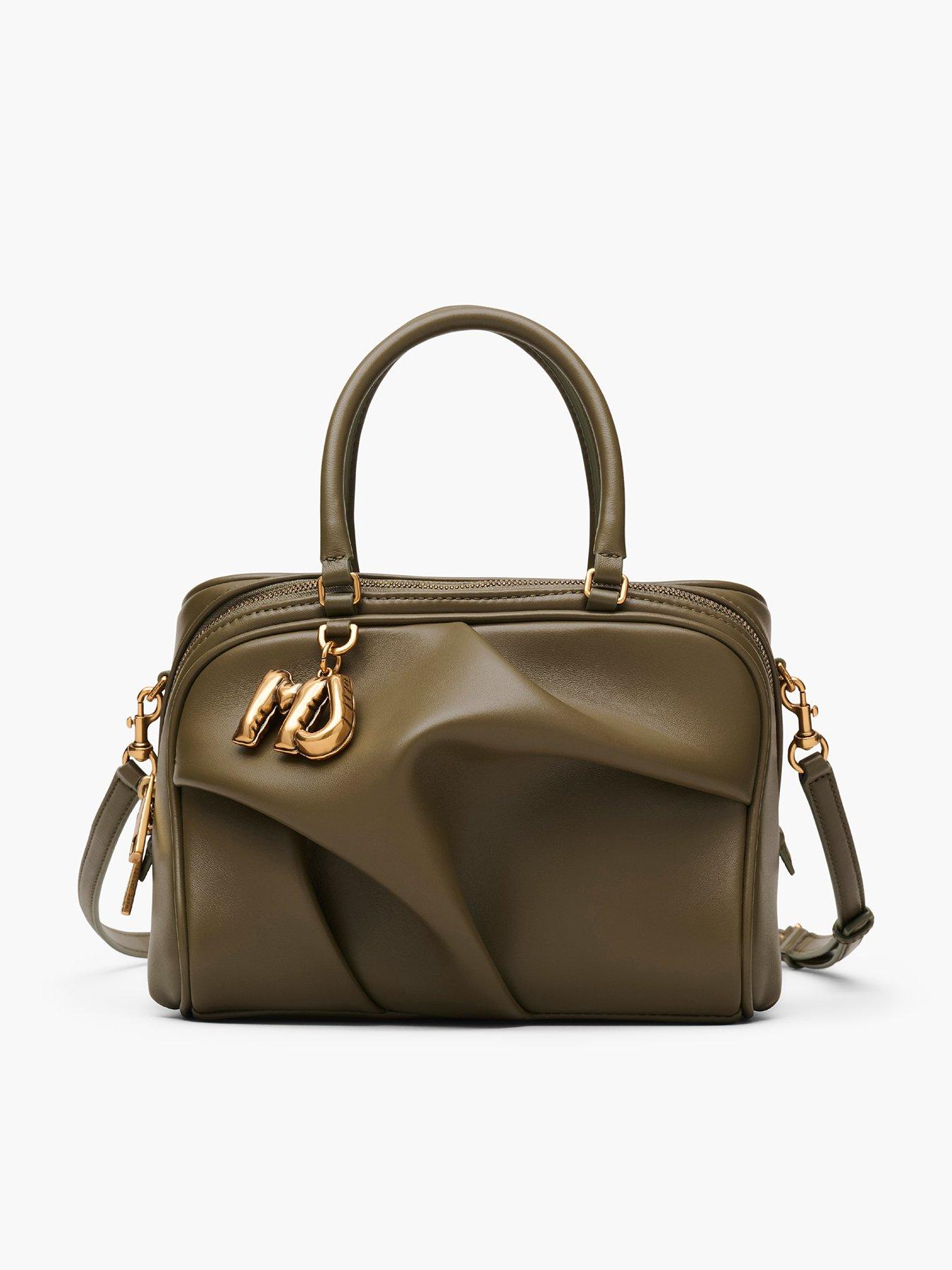 Image 1 of 5 of MARC JACOBS The Small Wave Leather Bag - Olive