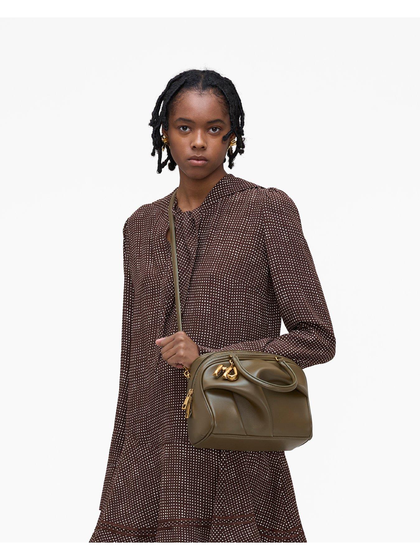 Image 2 of 5 of MARC JACOBS The Small Wave Leather Bag - Olive