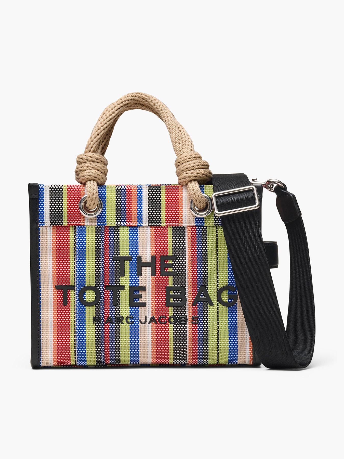 MARC JACOBS THE SMALL TOTE STRIPE