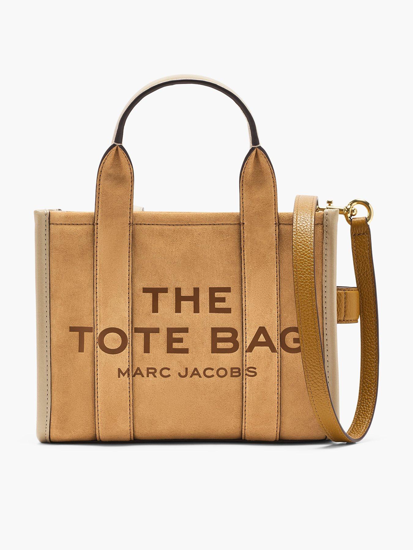 MARC JACOBS The Small Suede Tote Bag-  Light Brown