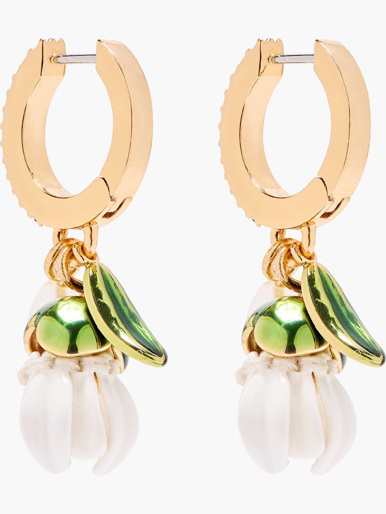 Image 3 of 3 of MARC JACOBS Rooted Daisy Hoop Earrings - Gold