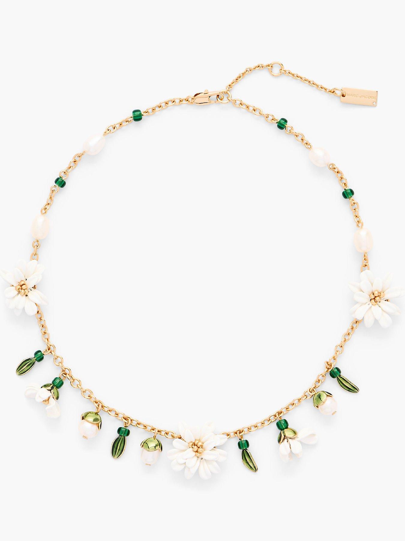Image 1 of 3 of MARC JACOBS The Rooted Daisy Necklace - Gold