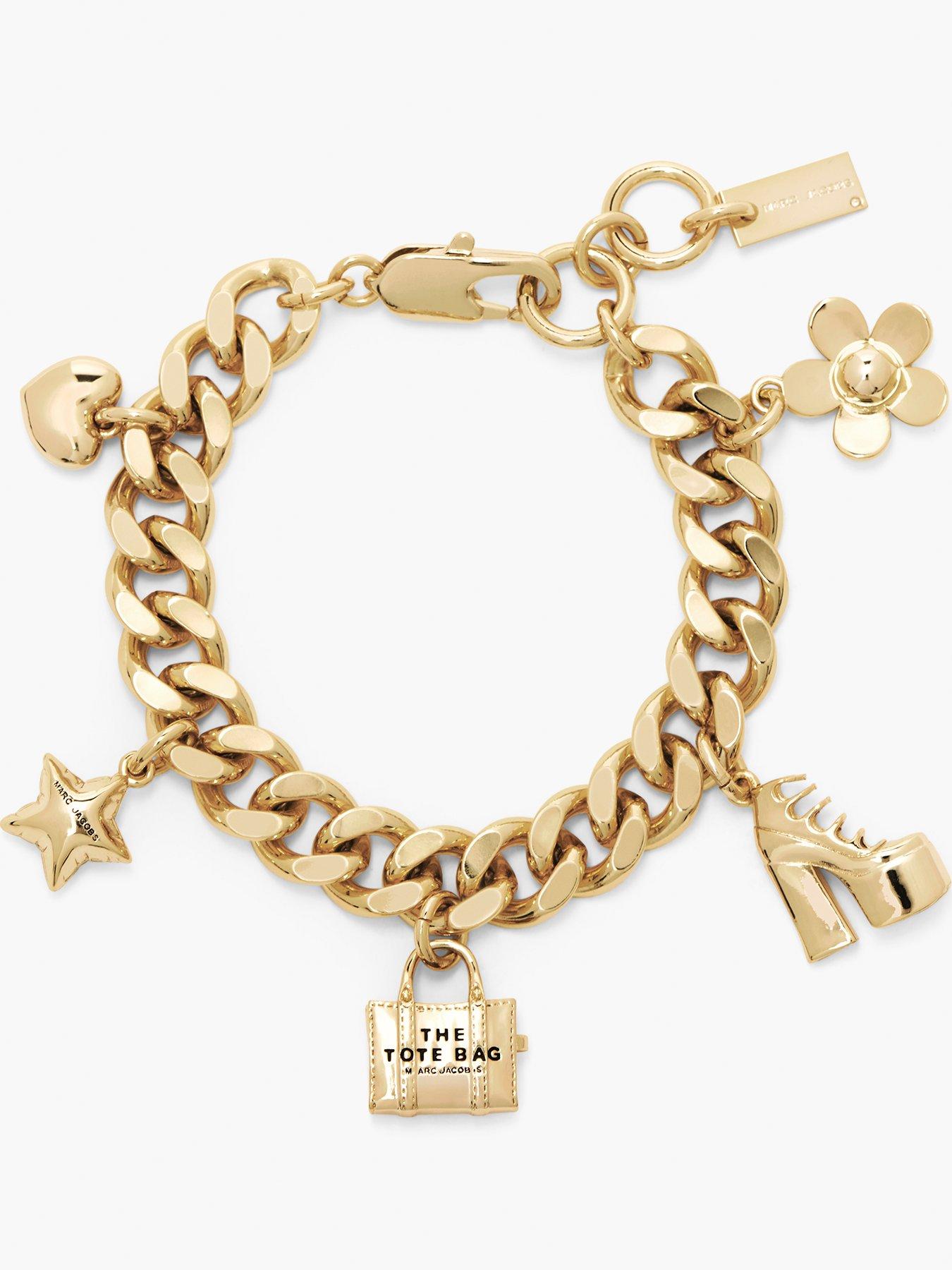 MARC JACOBS Mini Icon Charm Bracelet - Gold