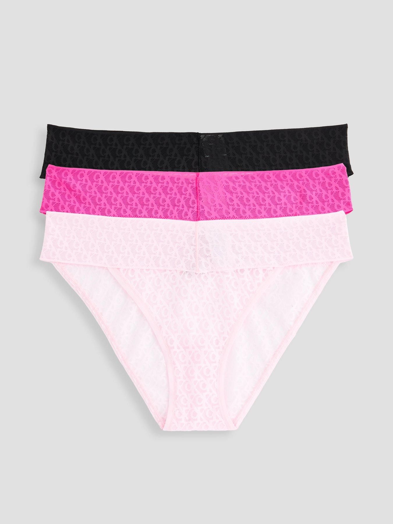 Image 1 of 6 of Calvin Klein Low Rise Bikini 3Pk