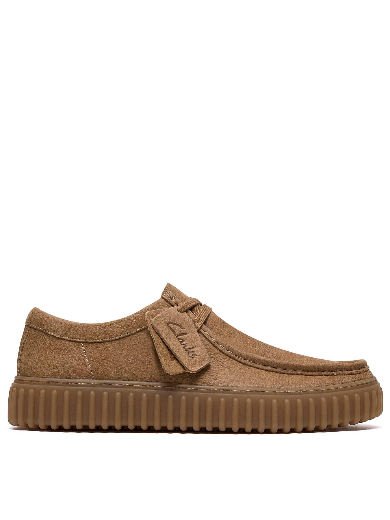 Image 1 of 7 of Clarks Torhill Lo Lace Up Shoes - Light Brown
