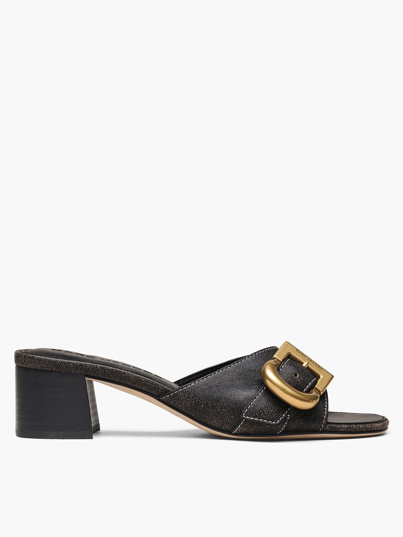 MARC JACOBS THE DOLL BUCKLE HEELED SANDAL