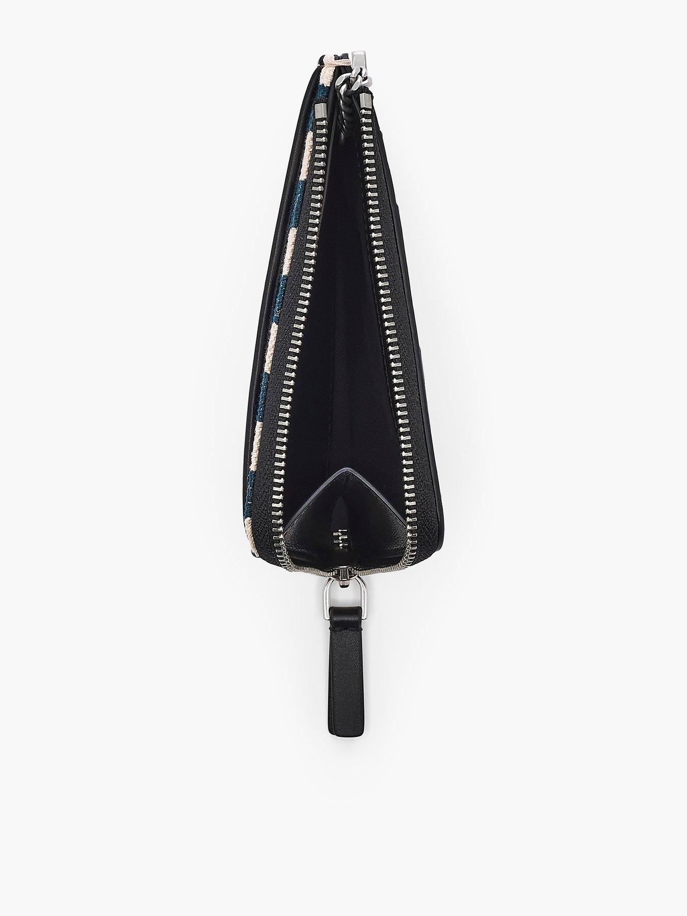 Image 3 of 3 of MARC JACOBS The Stripe Canvas Top Zip Multi Wallet