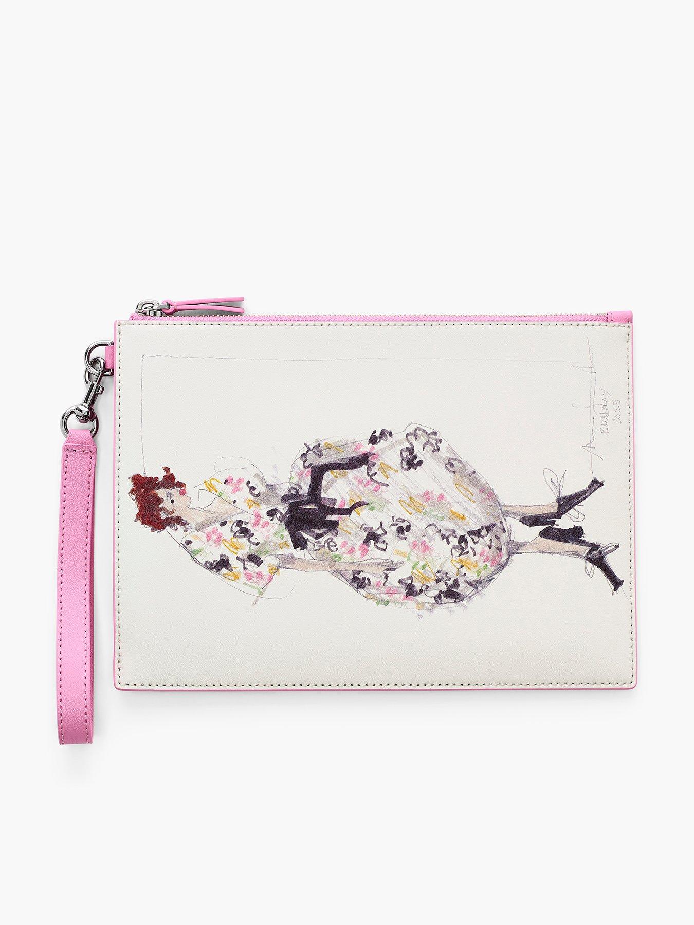 MARC JACOBS The Wristlet Sketch Purse - Pink