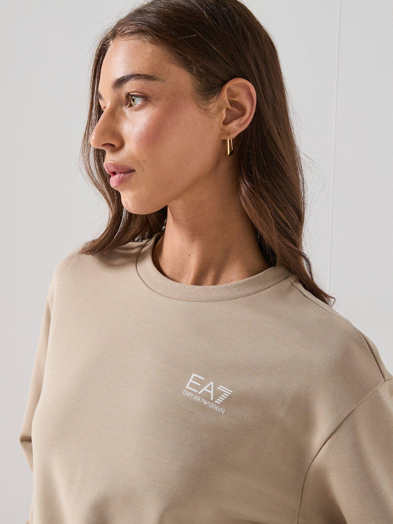 Image 4 of 5 of EA7 Emporio Armani Natural Ventus7 Technical Top - Beige