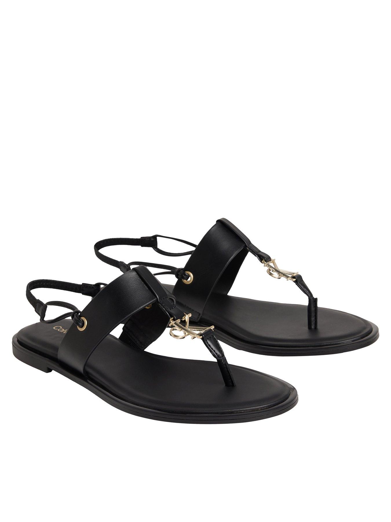 Calvin Klein Round Flat Thong Sandal