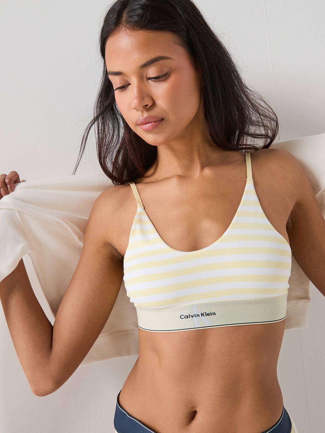 Calvin Klein Unlined Bralette - White