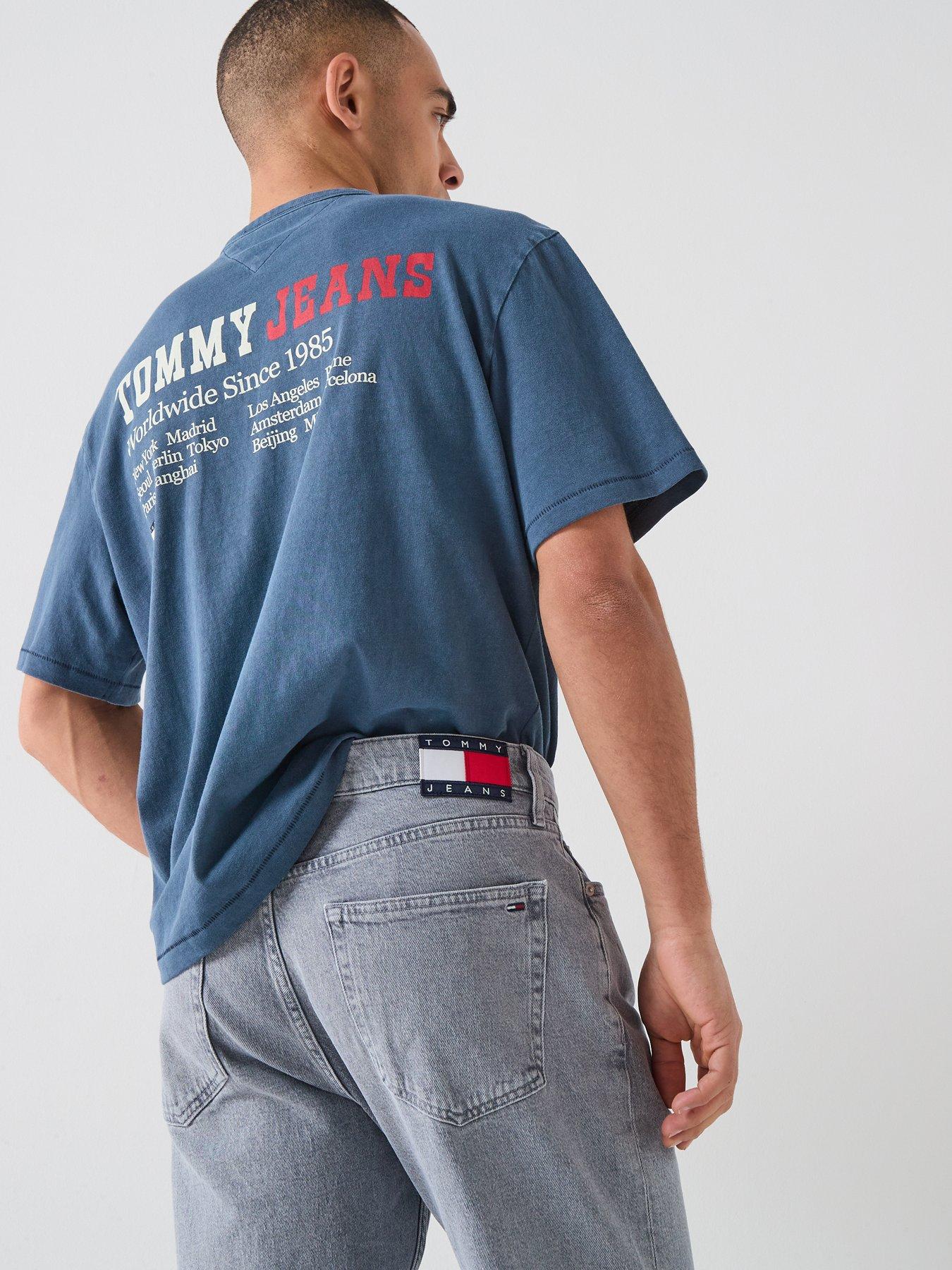 Image 4 of 5 of Tommy Jeans Otis Straight Jeans - Denim Grey