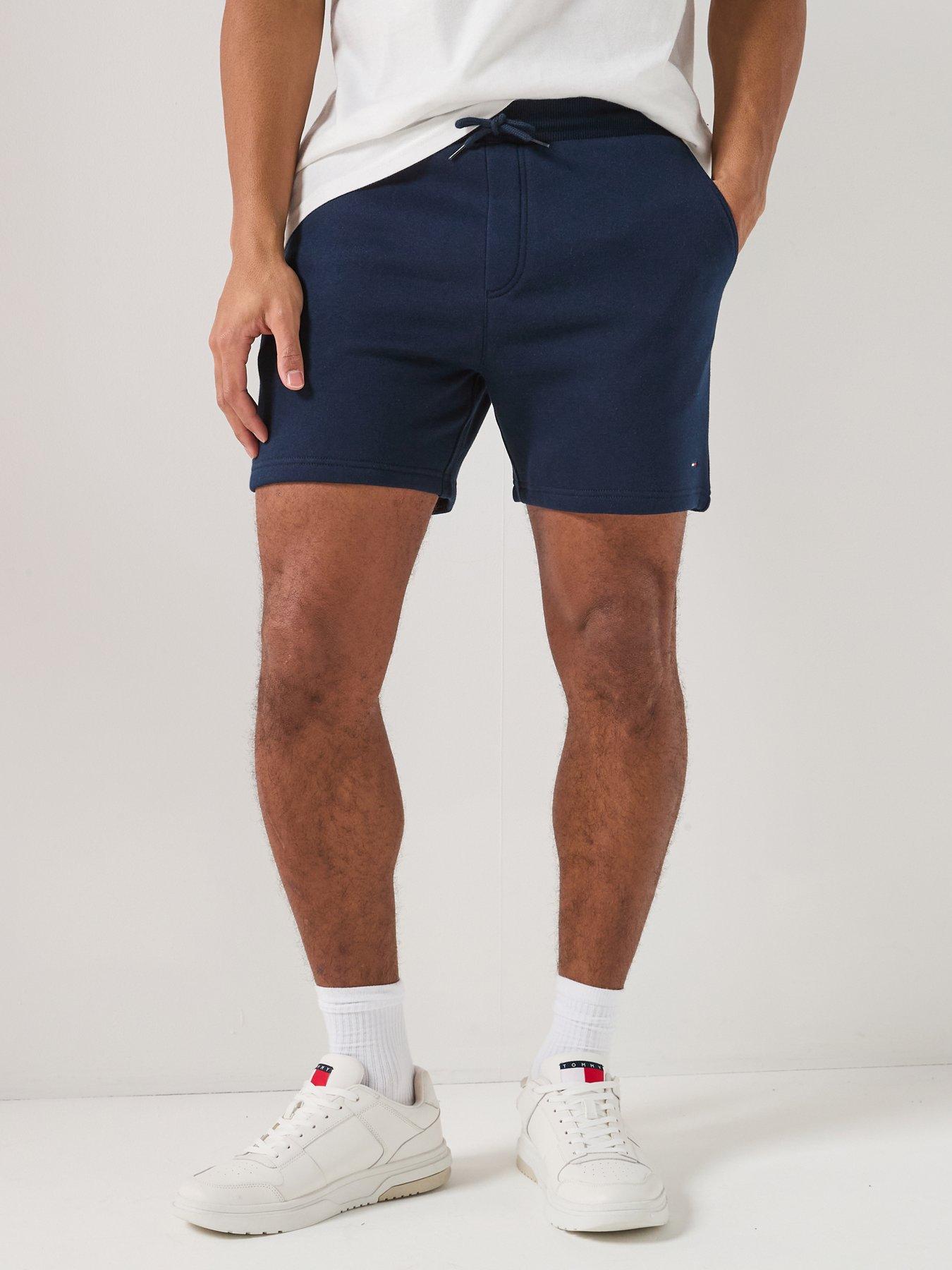 Tommy Jeans Essential Flag Sweat Shorts - Navy