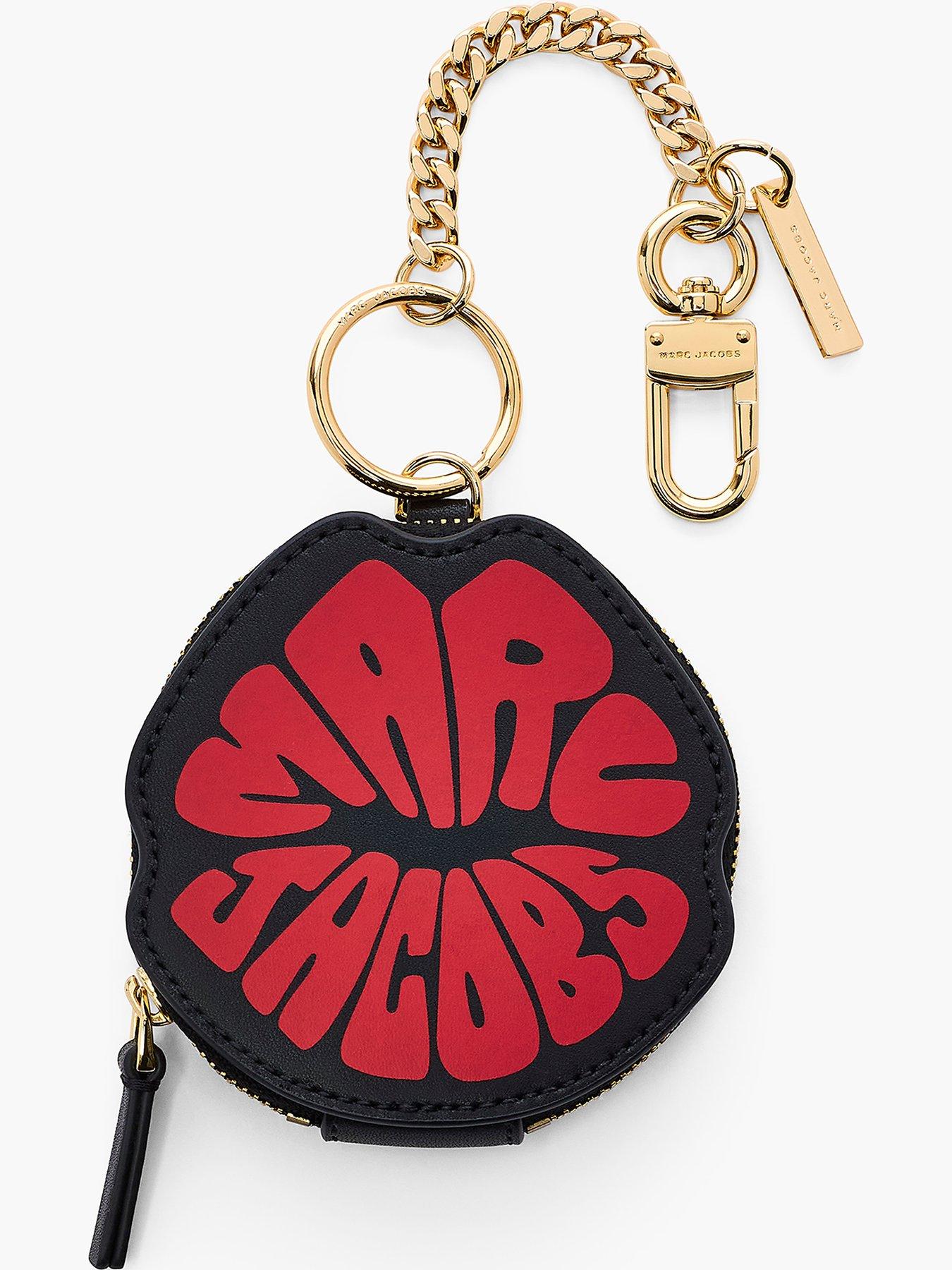 Image 1 of 2 of MARC JACOBS The Cookie Pouch Charm - Black