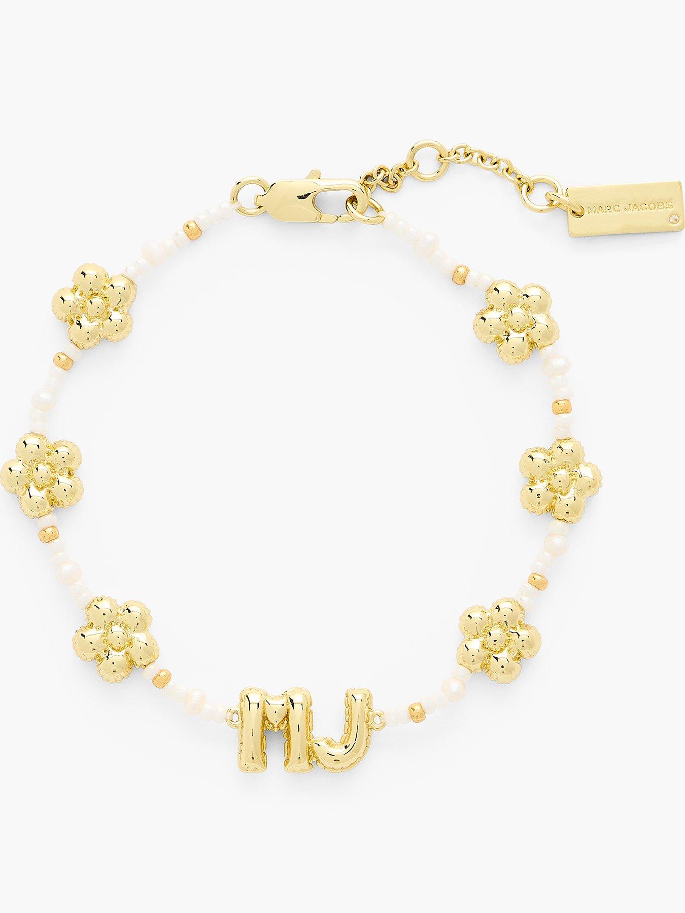 Image 1 of 3 of MARC JACOBS Balloon Beaded Bracelet - Gold