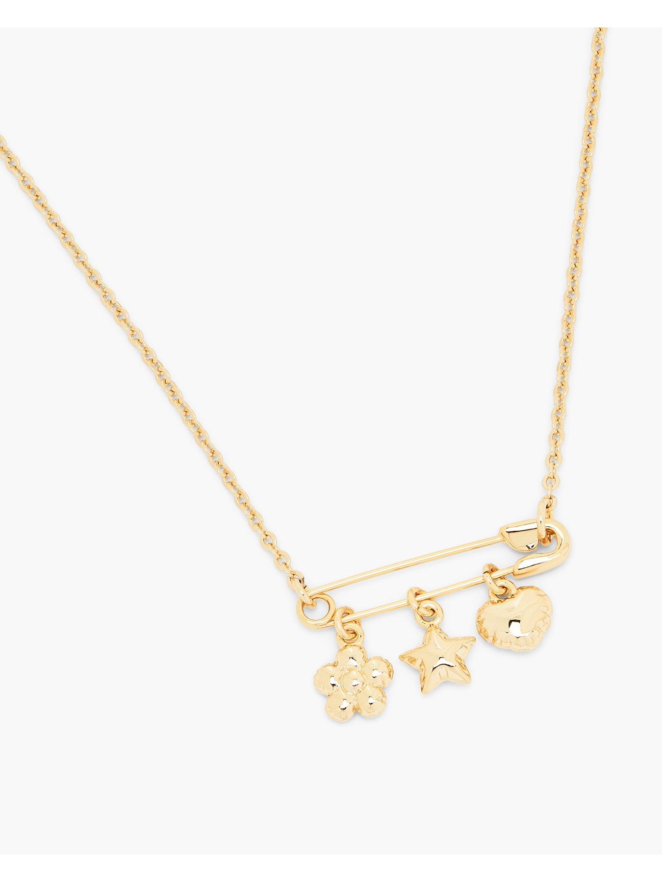Image 4 of 4 of MARC JACOBS Balloon Charm Necklace - Gold