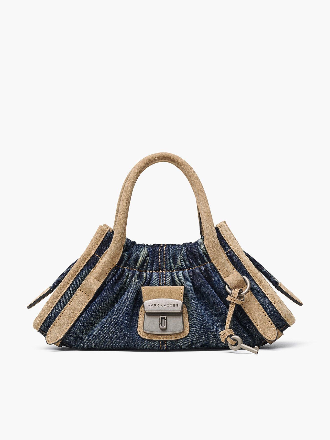MARC JACOBS The Small Satchel Cristina Bag - Navy