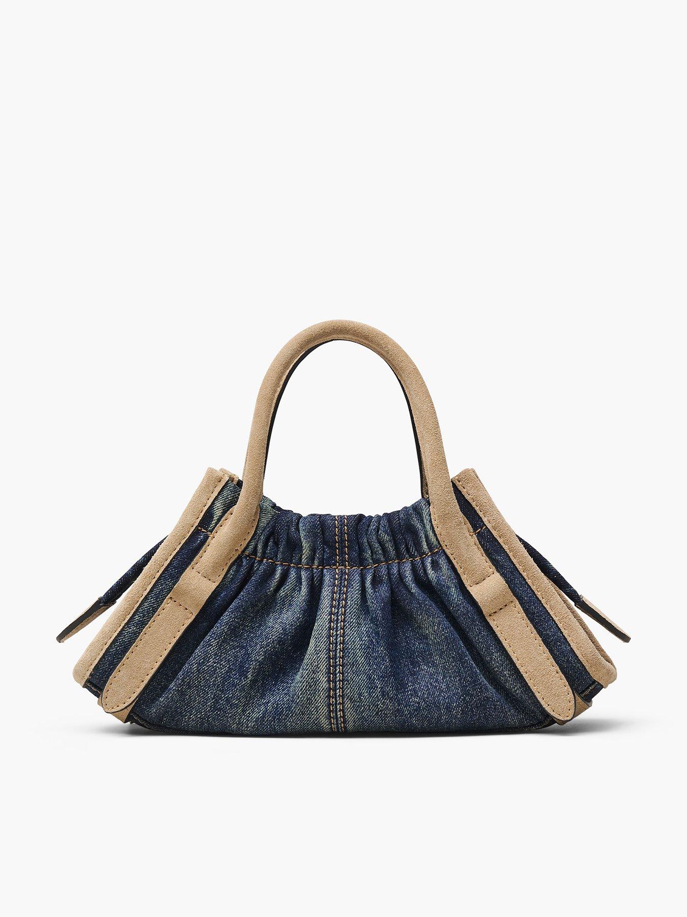 MARC JACOBS The Small Satchel Cristina Bag - Navy | Very