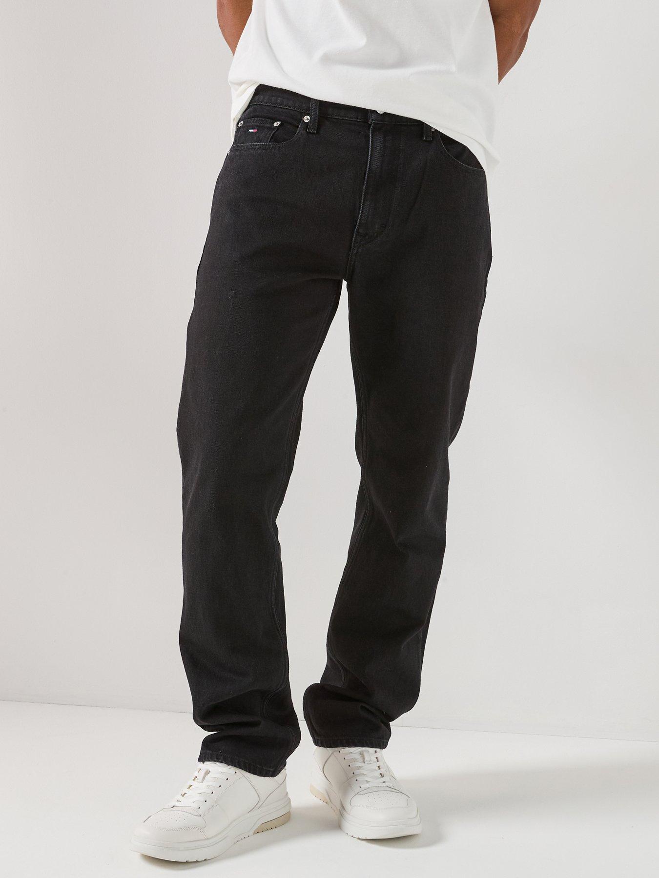 Tommy Jeans Ryan Slim Straight Jeans -denim Black