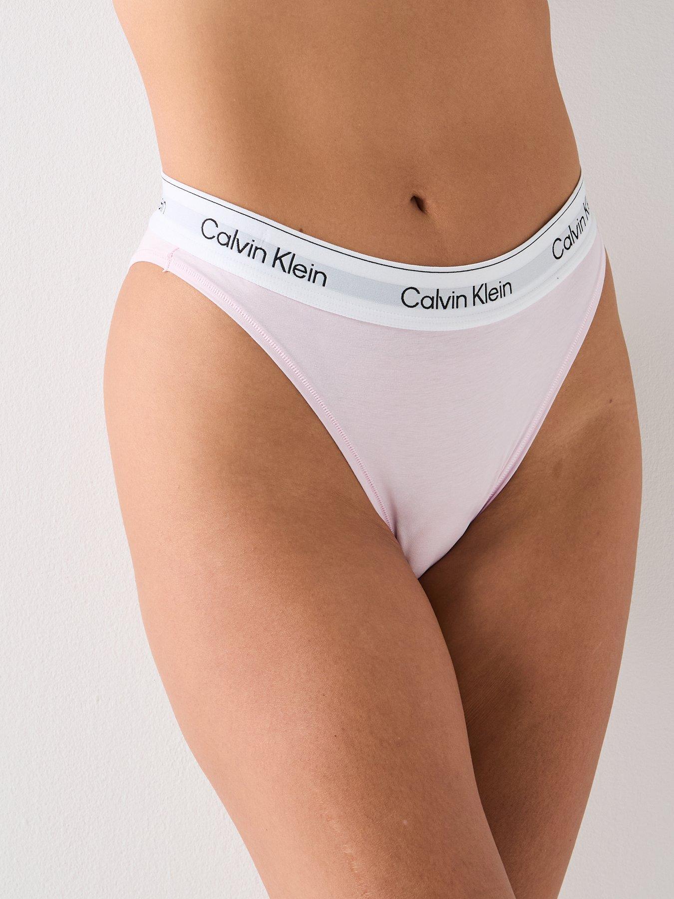 Calvin Klein High Leg Tanga - Pink