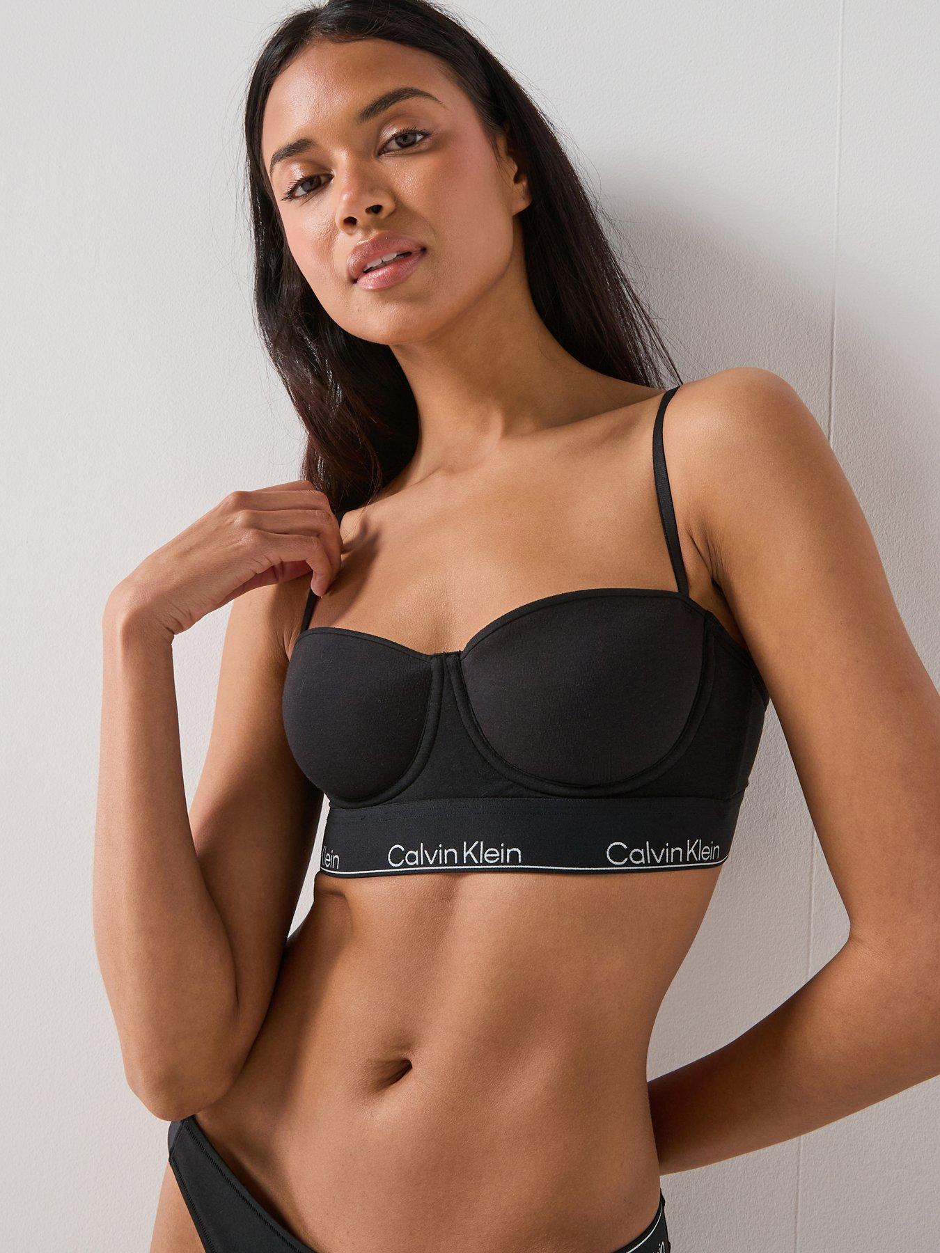 Calvin Klein Lightly Lined Balconette - Black