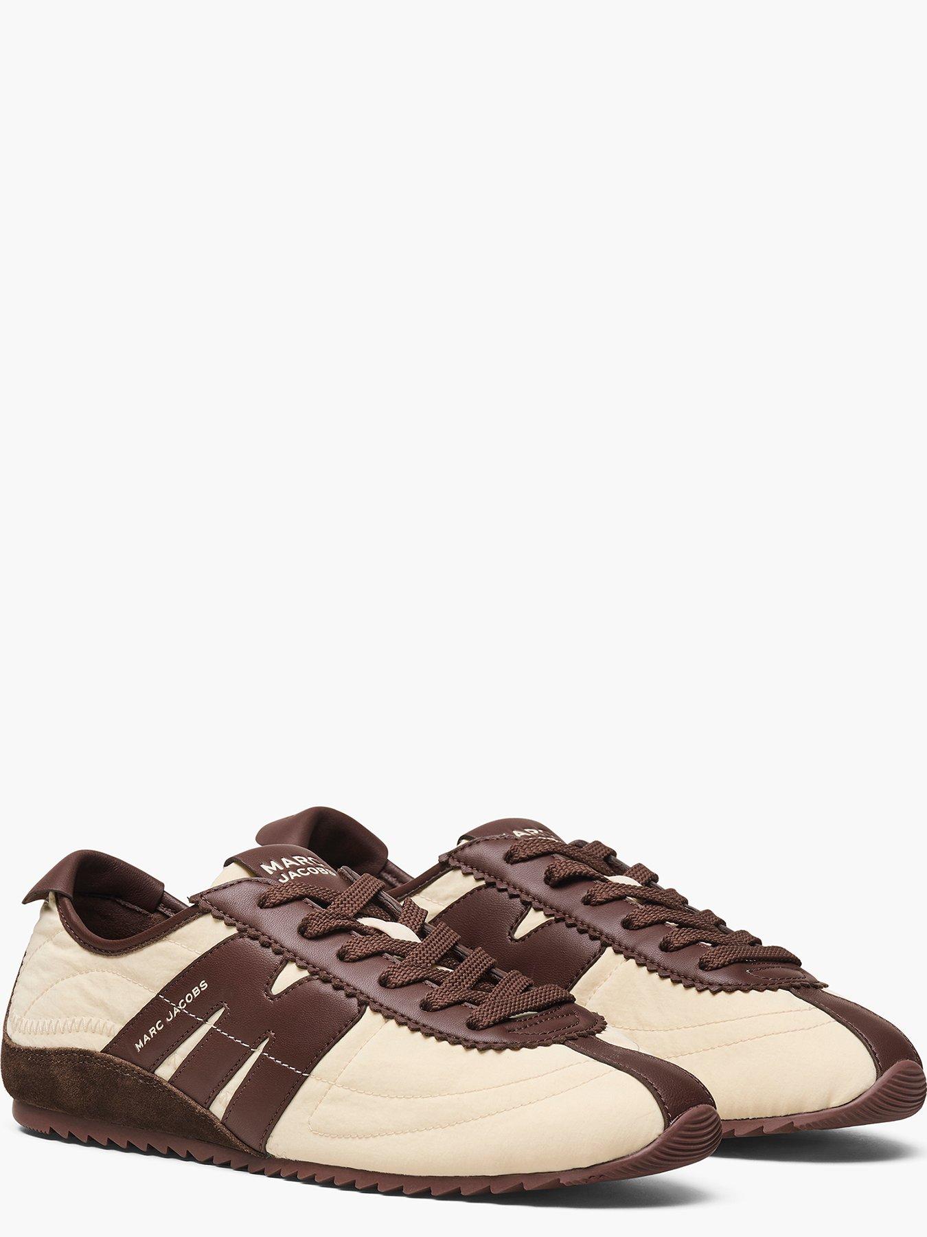 Image 4 of 5 of MARC JACOBS The 400 Bleecker Runner Trainers - Brown