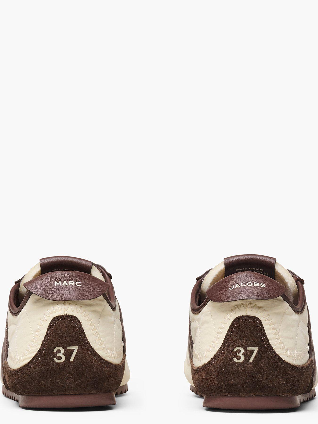 Image 5 of 5 of MARC JACOBS The 400 Bleecker Runner Trainers - Brown
