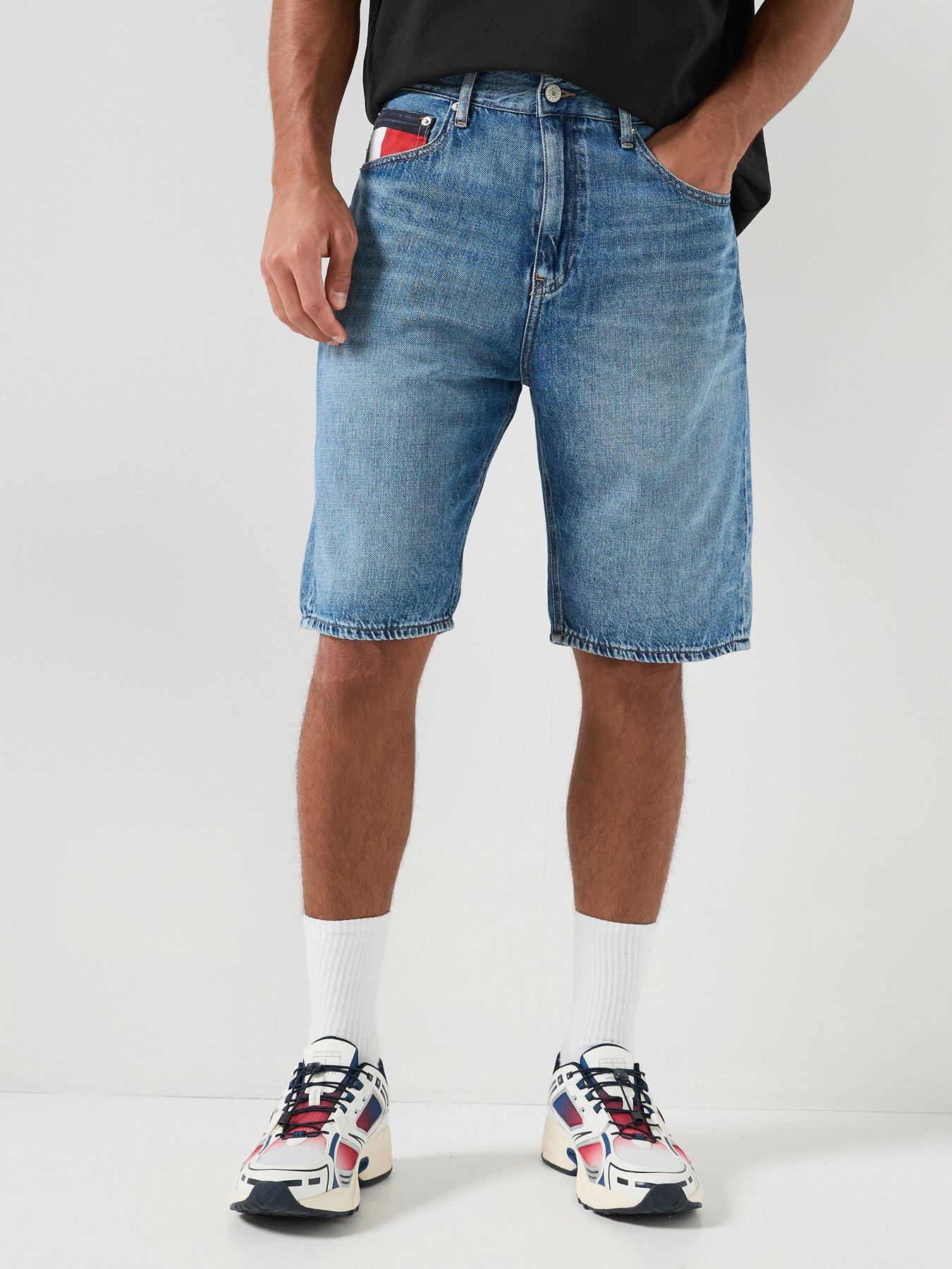 Tommy Jeans Otis Straight Denim Shorts - Denim Dark