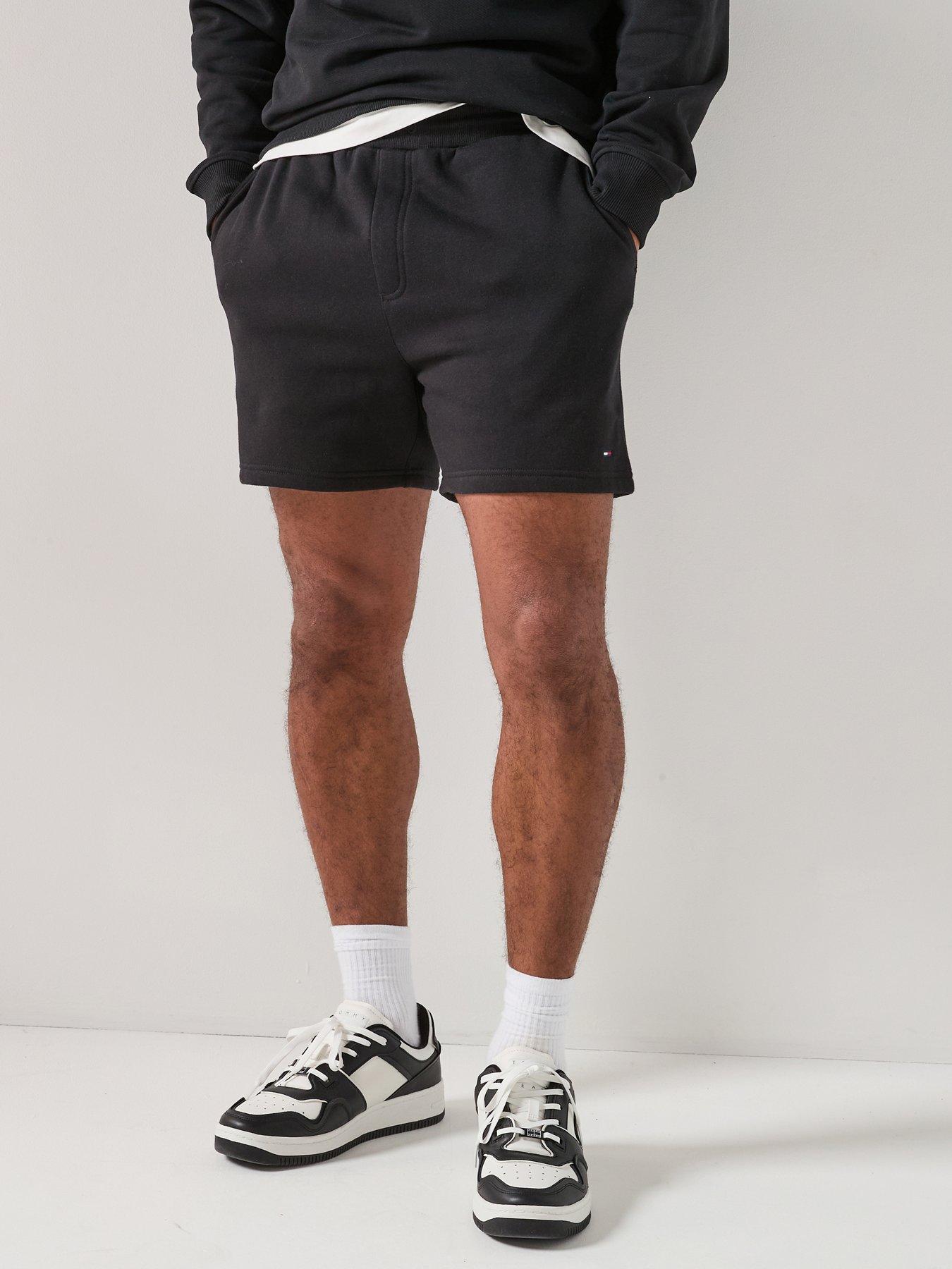 Tommy Jeans S Flag Sweat Shorts - Black