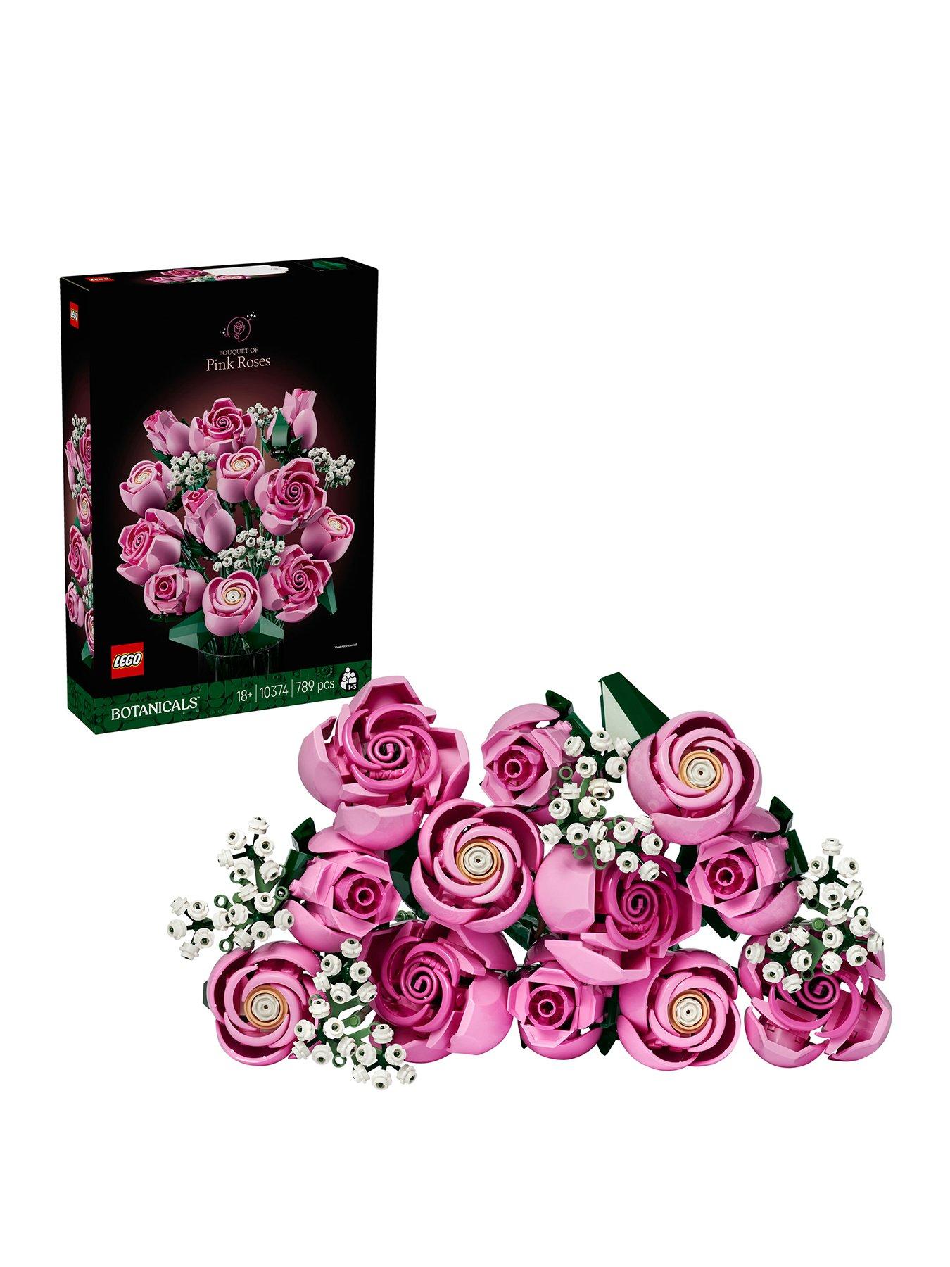 LEGO Botanical Bouquet of Pink Roses Set 10374