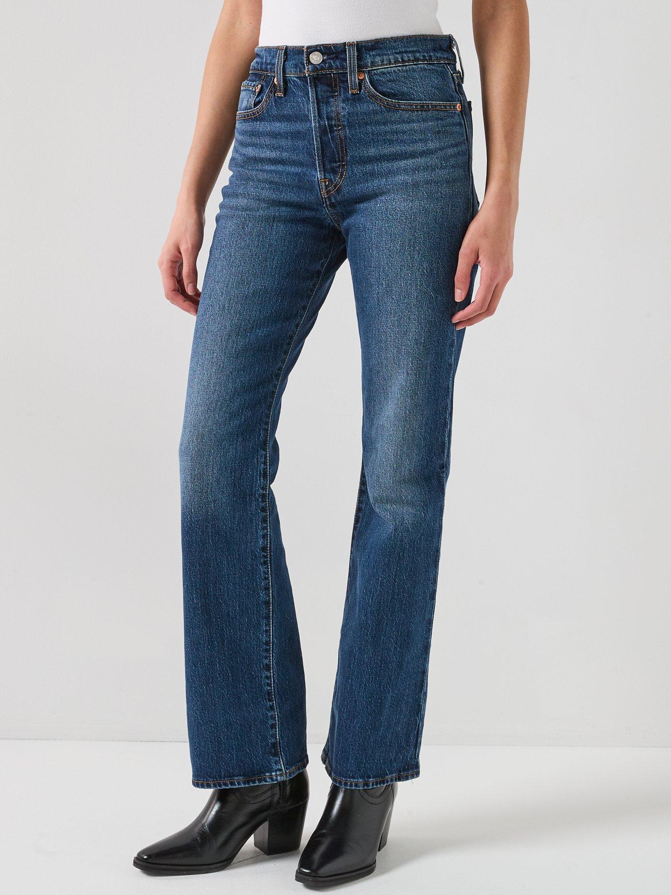 Levi's Wedgie Bootcut Jeans - Bold  &  Beautiful Blue