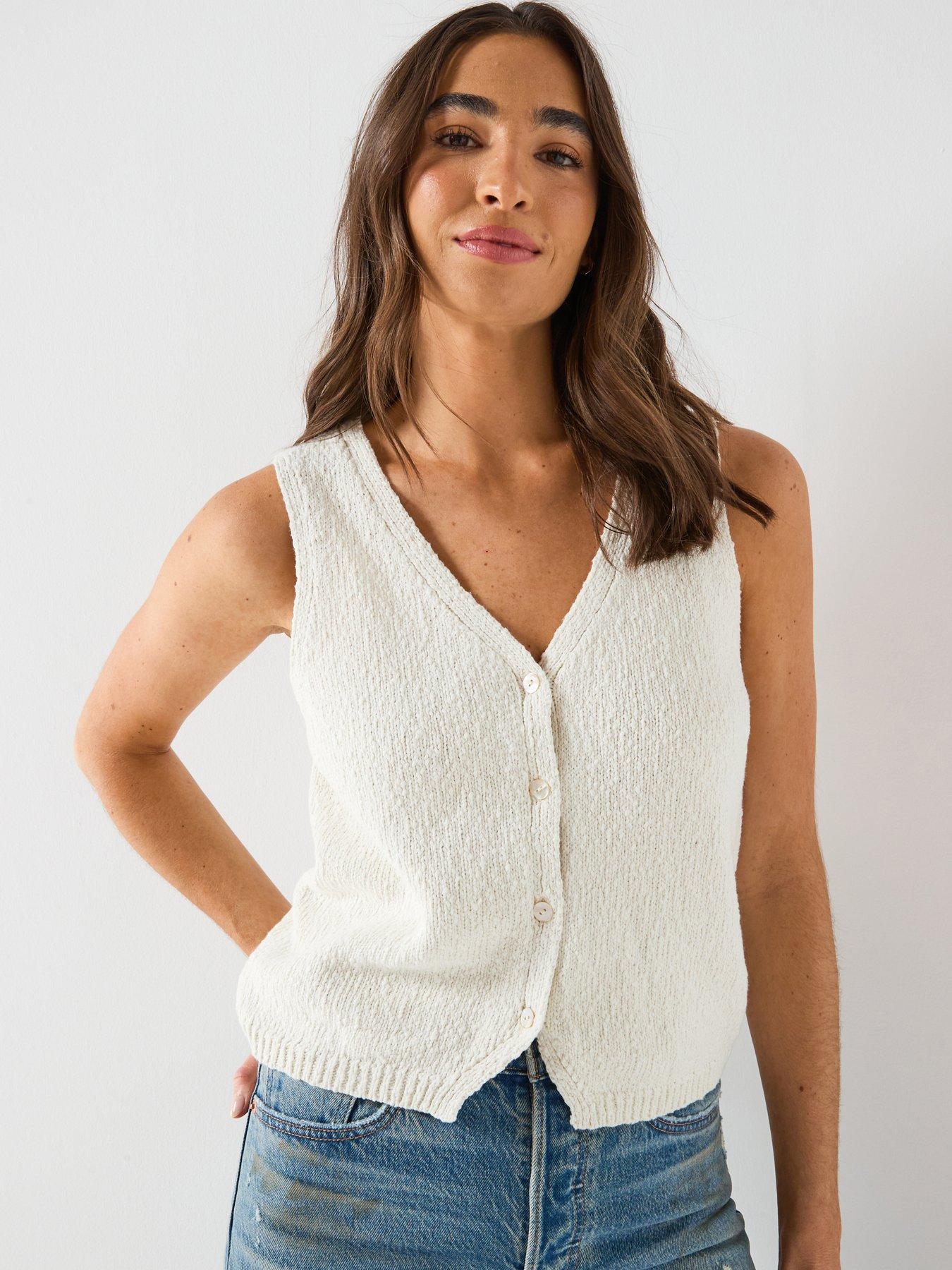 Image 1 of 6 of Levi's Helen Mini Boucle Vest