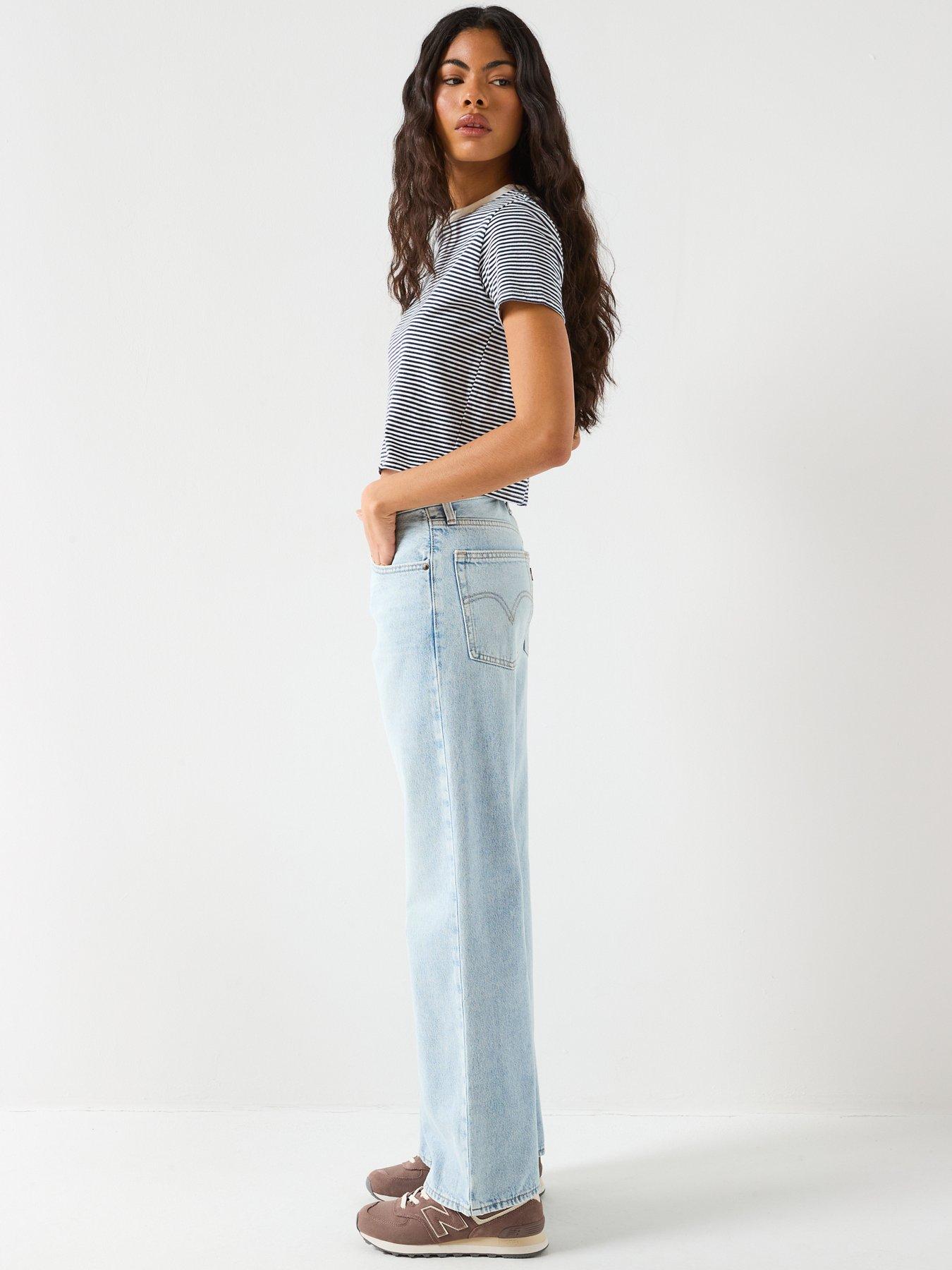 Image 5 of 6 of Levi's Middy Loose Bootcut Jeans - Abraided Art