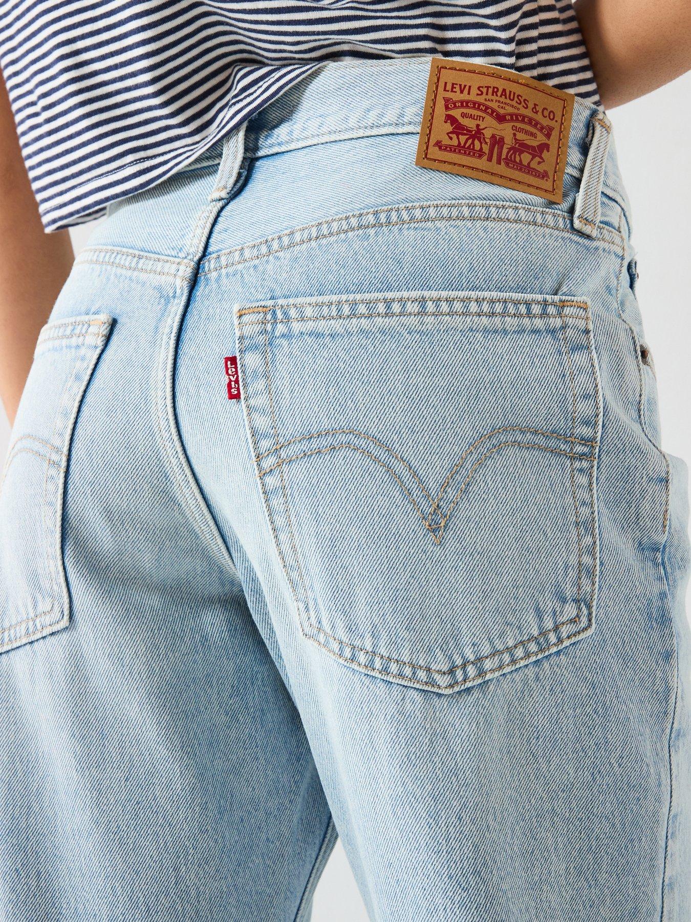 Image 6 of 6 of Levi's Middy Loose Bootcut Jeans - Abraided Art