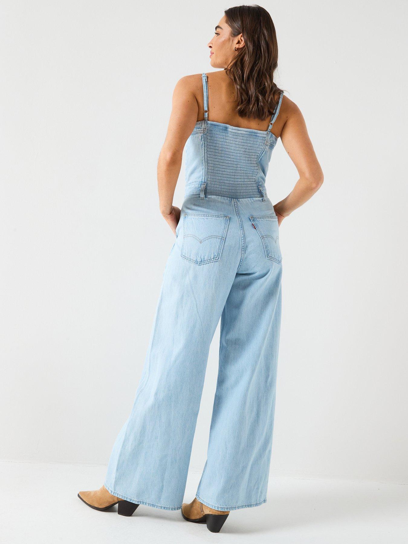 Image 2 of 6 of Levi's Bustier Jumpsuit - Blue
