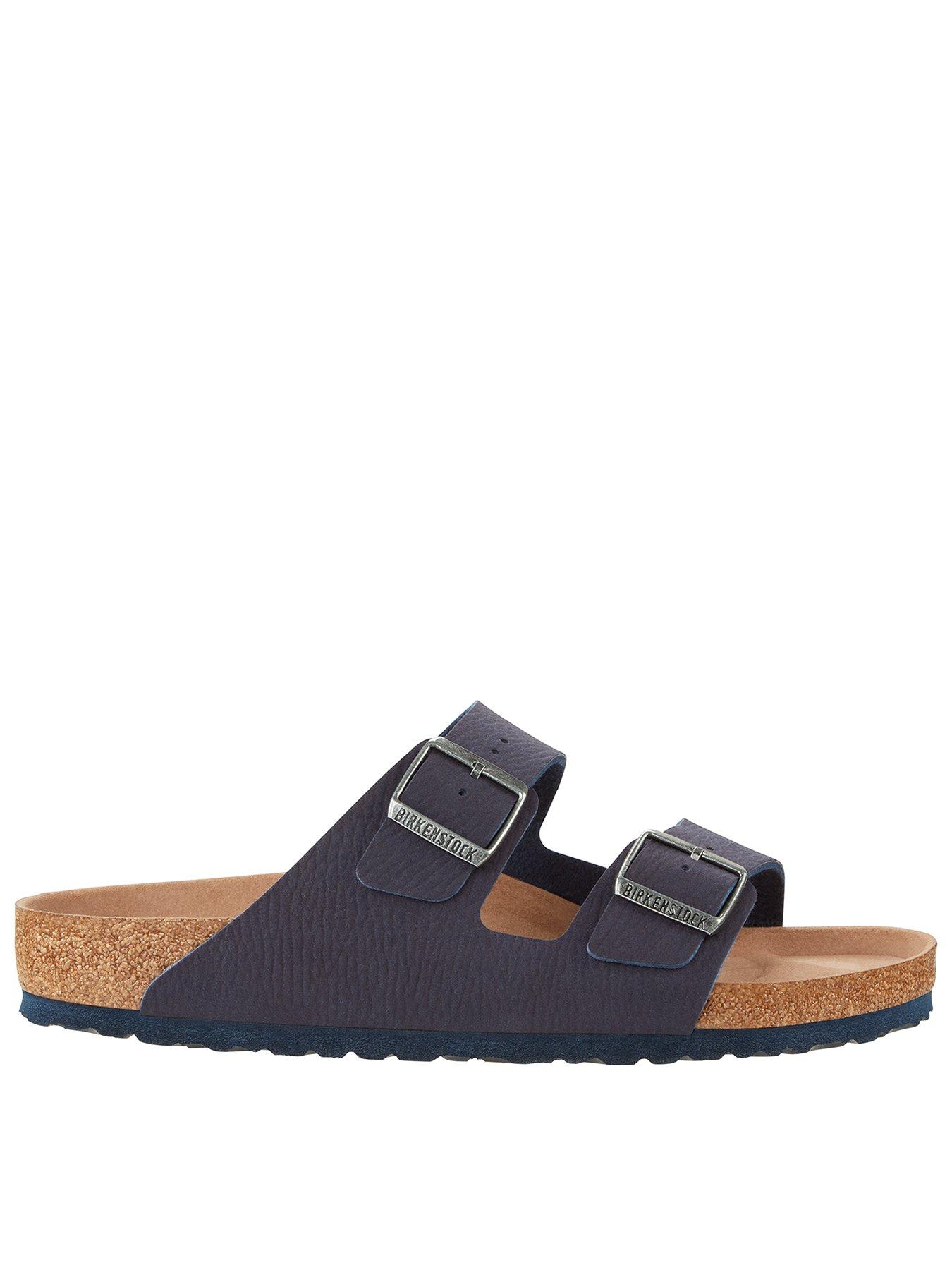 Birkenstock Men's Arizona Suede Sandals, Blue, Size 9.5, Men
