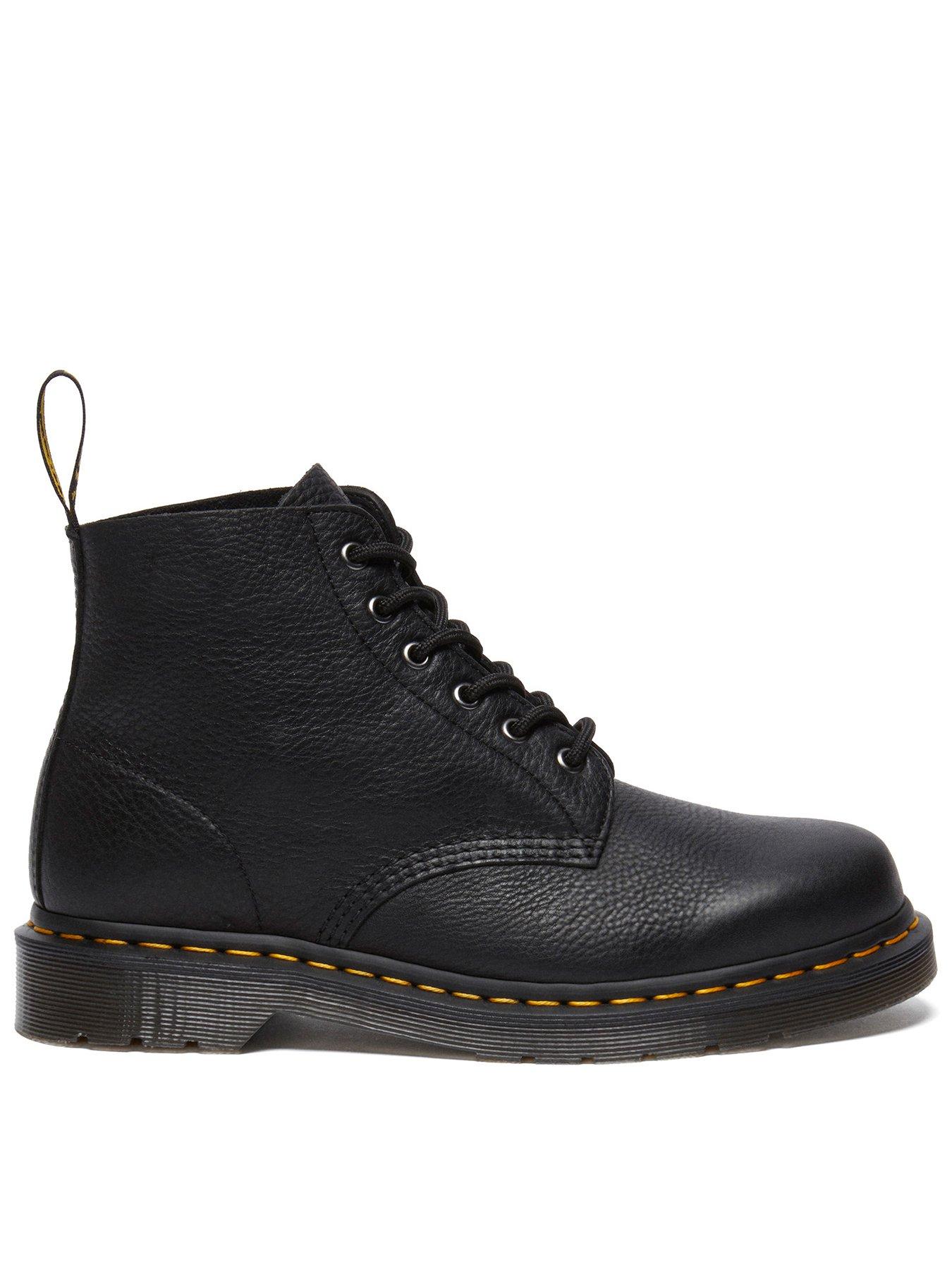 Dr Martens Dr 101 6 Eye Lace Up Boots - Black | Very