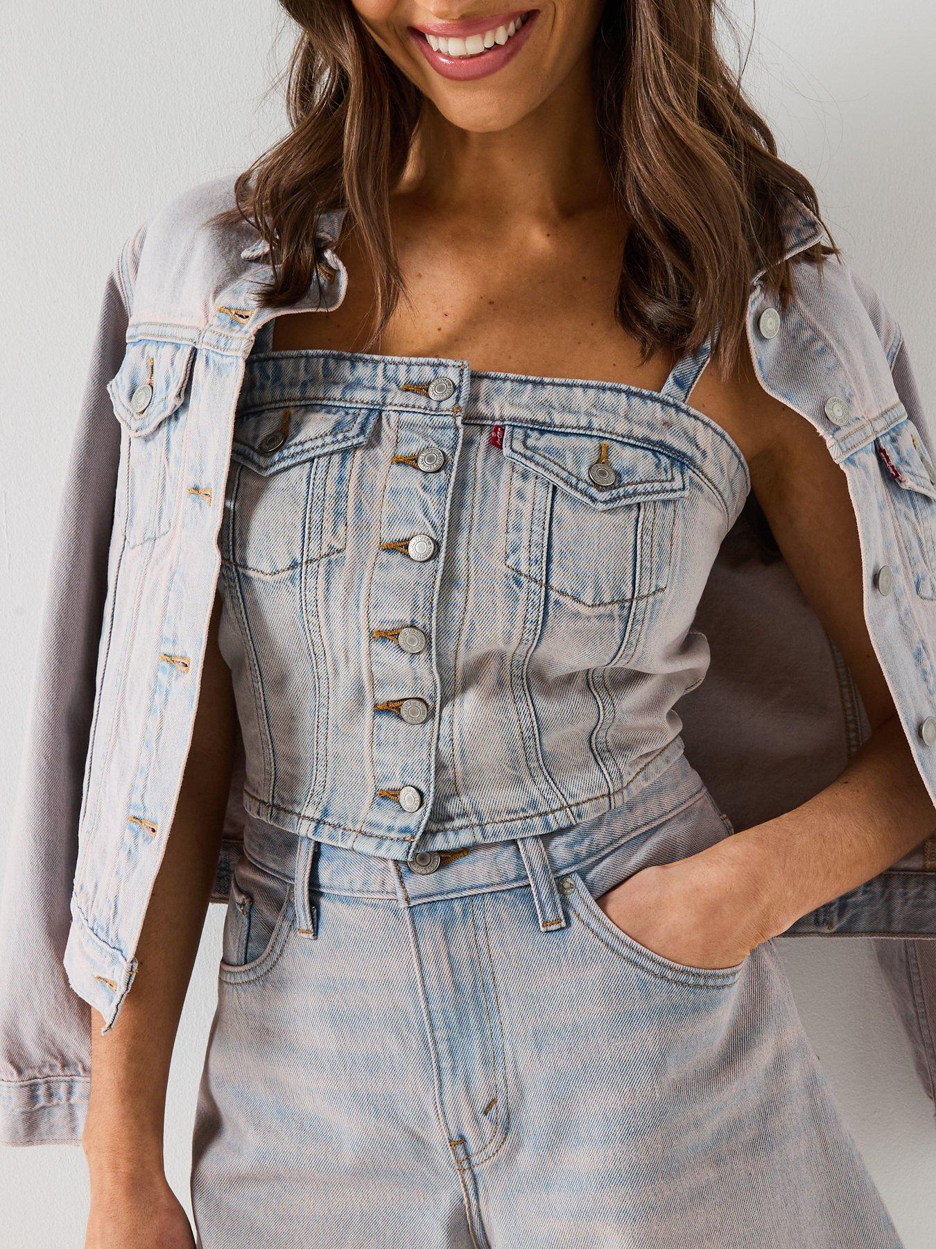 Image 4 of 6 of Levi's Denim Tube - Pink