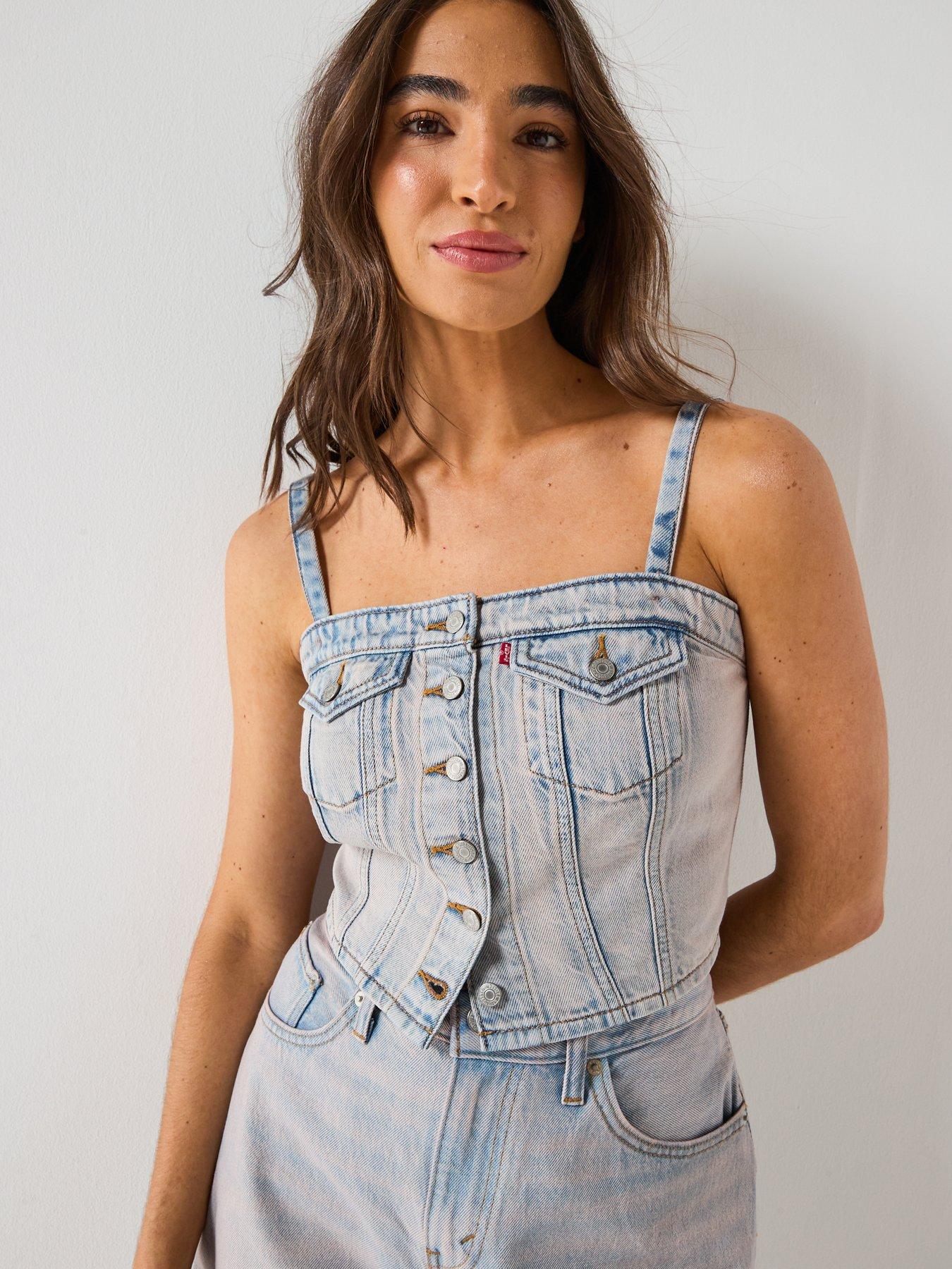 Image 5 of 6 of Levi's Denim Tube - Pink