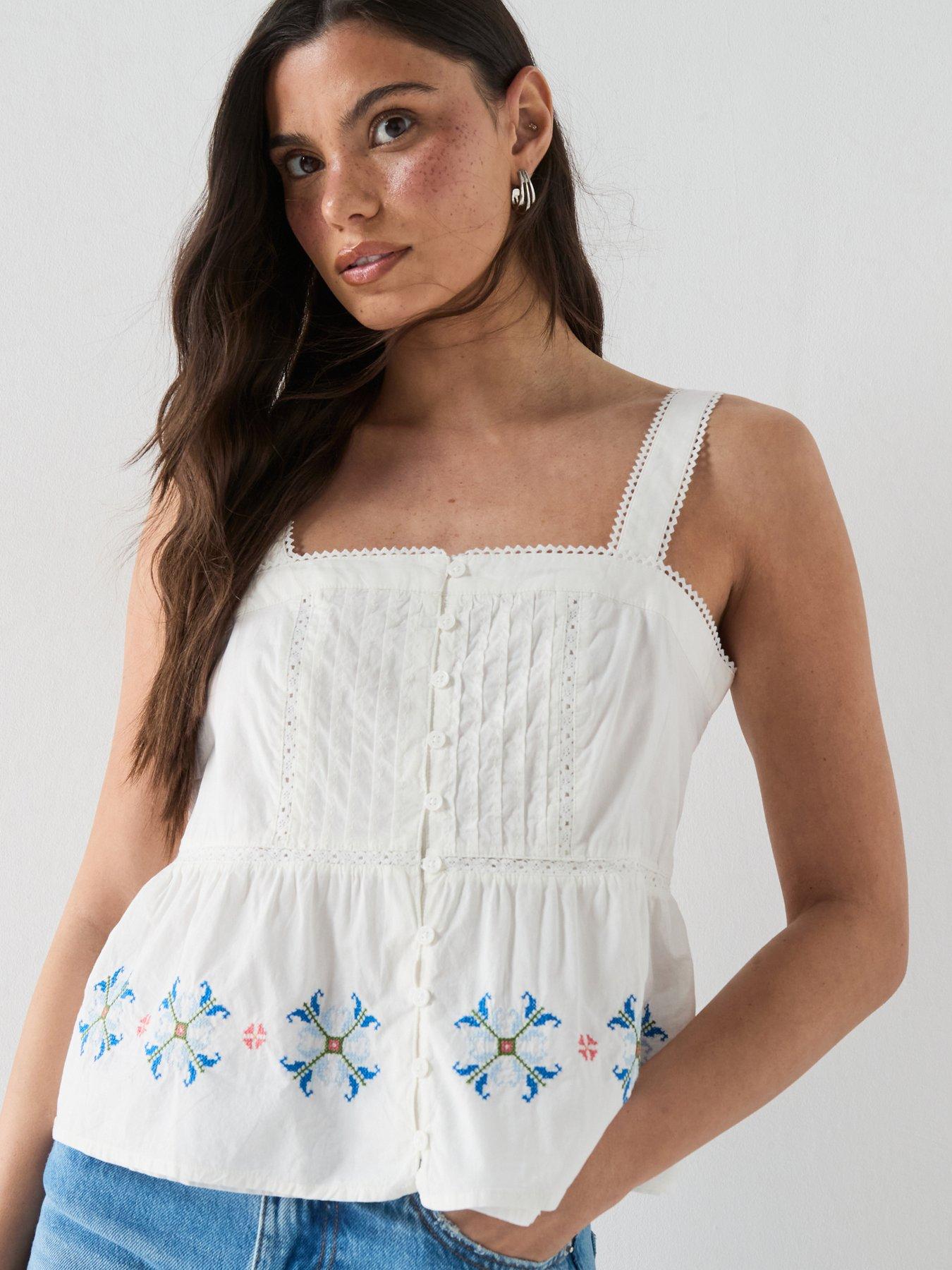 Levi's Mimi Sleeveless Blouse, Multi, Size Xs, Women