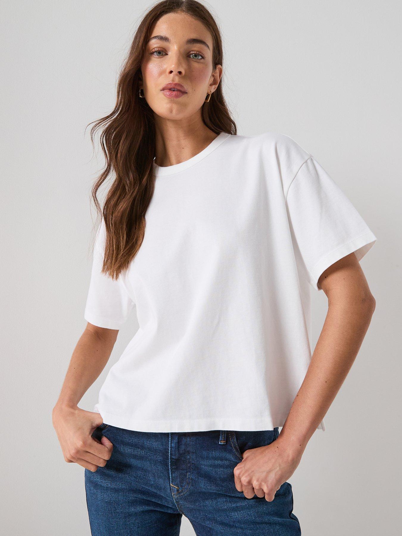 Levi's Vintage Short Sleeve Tee, White, Size L, Women