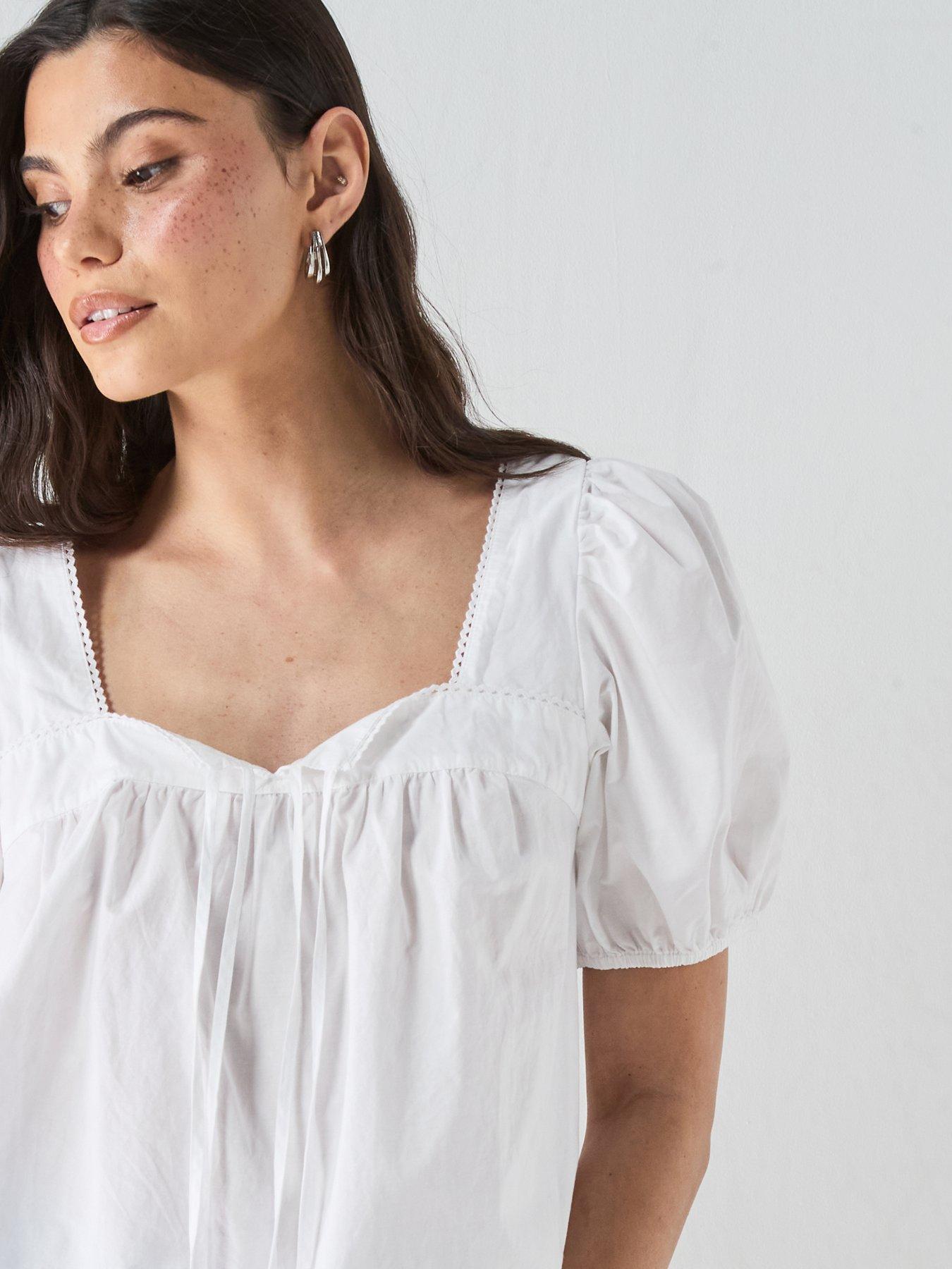 Image 6 of 6 of Levi's Darling Ss Cutwork Blouse