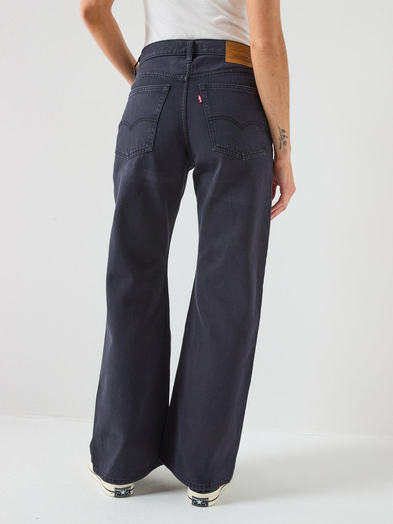 Image 2 of 6 of Levi's Loose Bootcut Jeans - Chipped Black Oyster